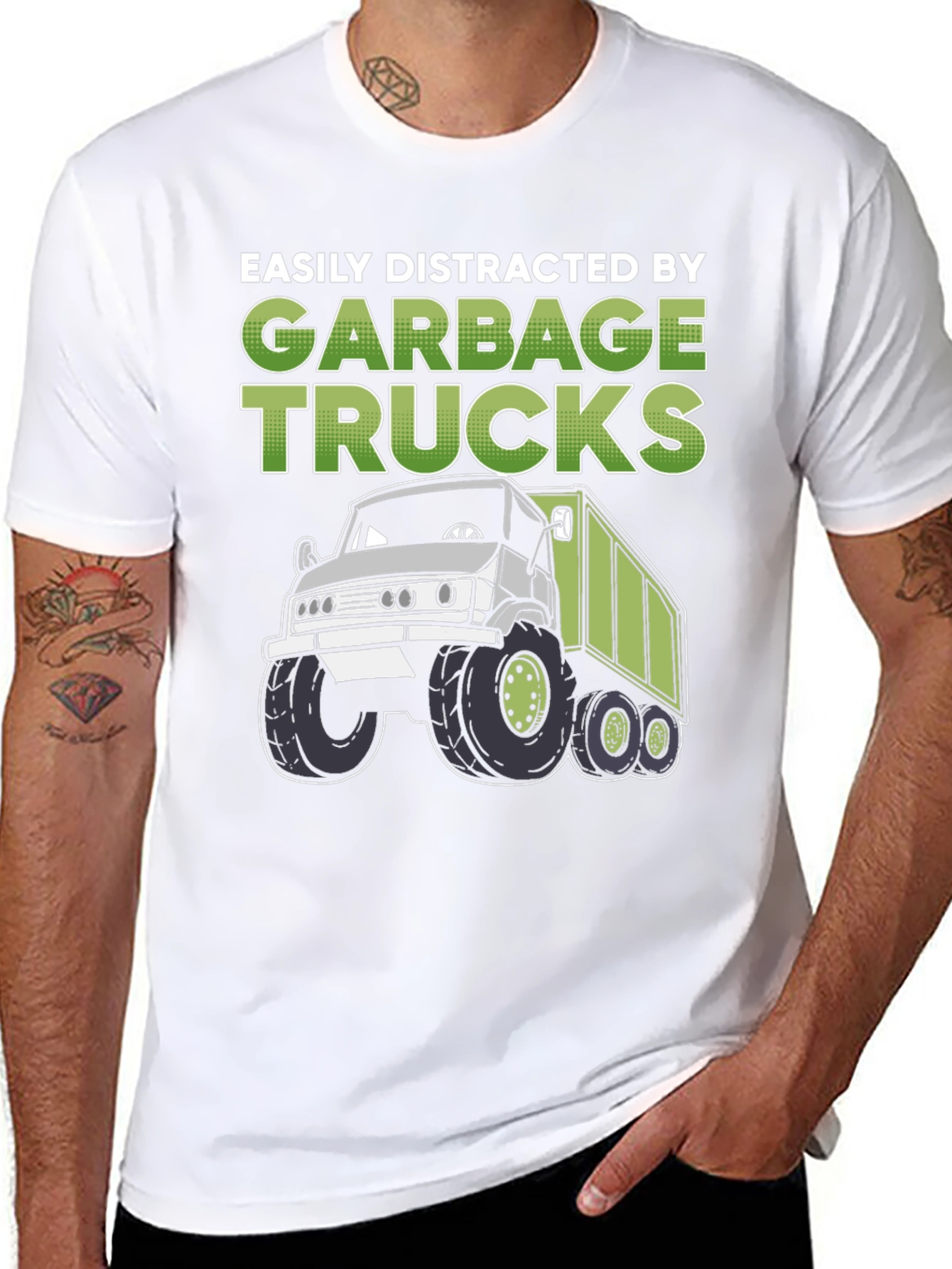 Easily Distracted by Garbage Trucks T-Shirt