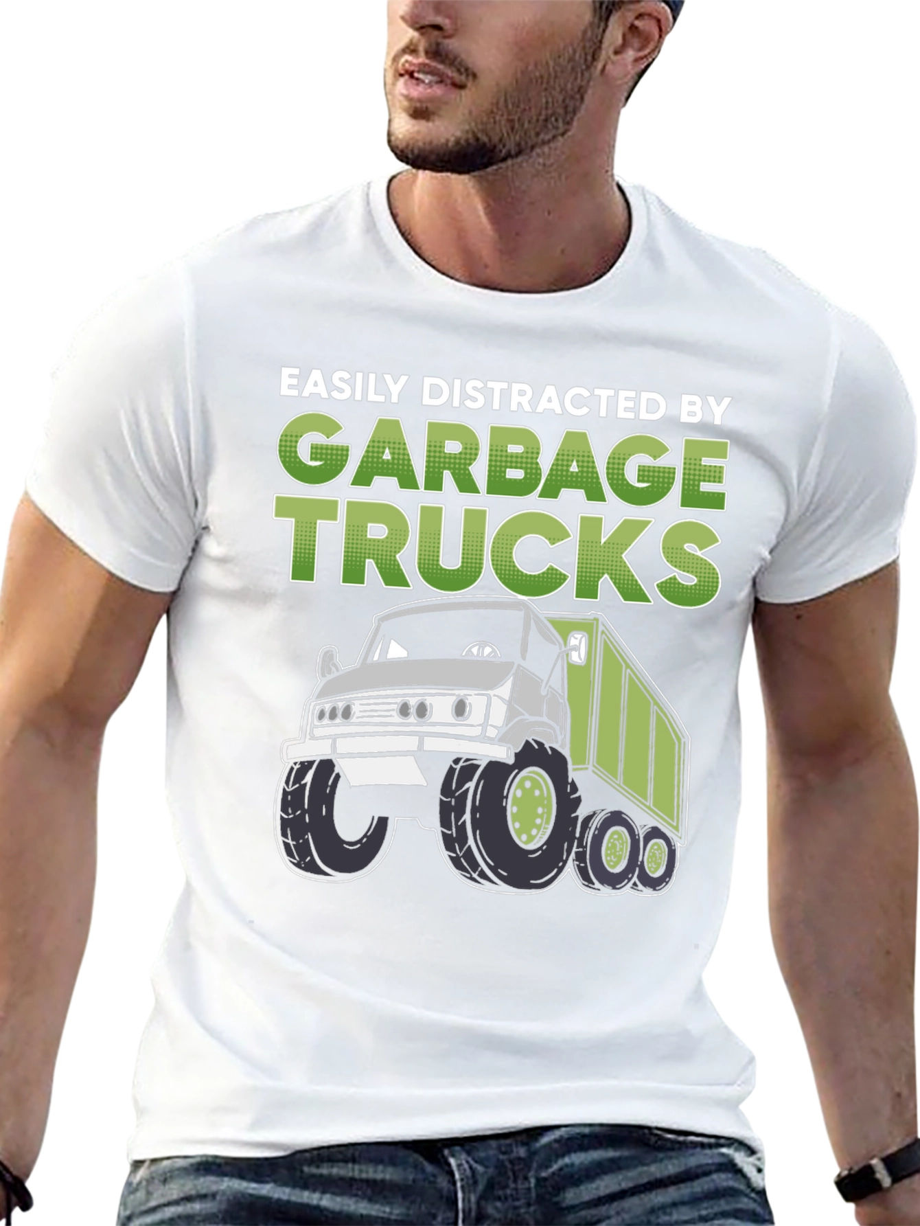 Easily Distracted by Garbage Trucks T-Shirt