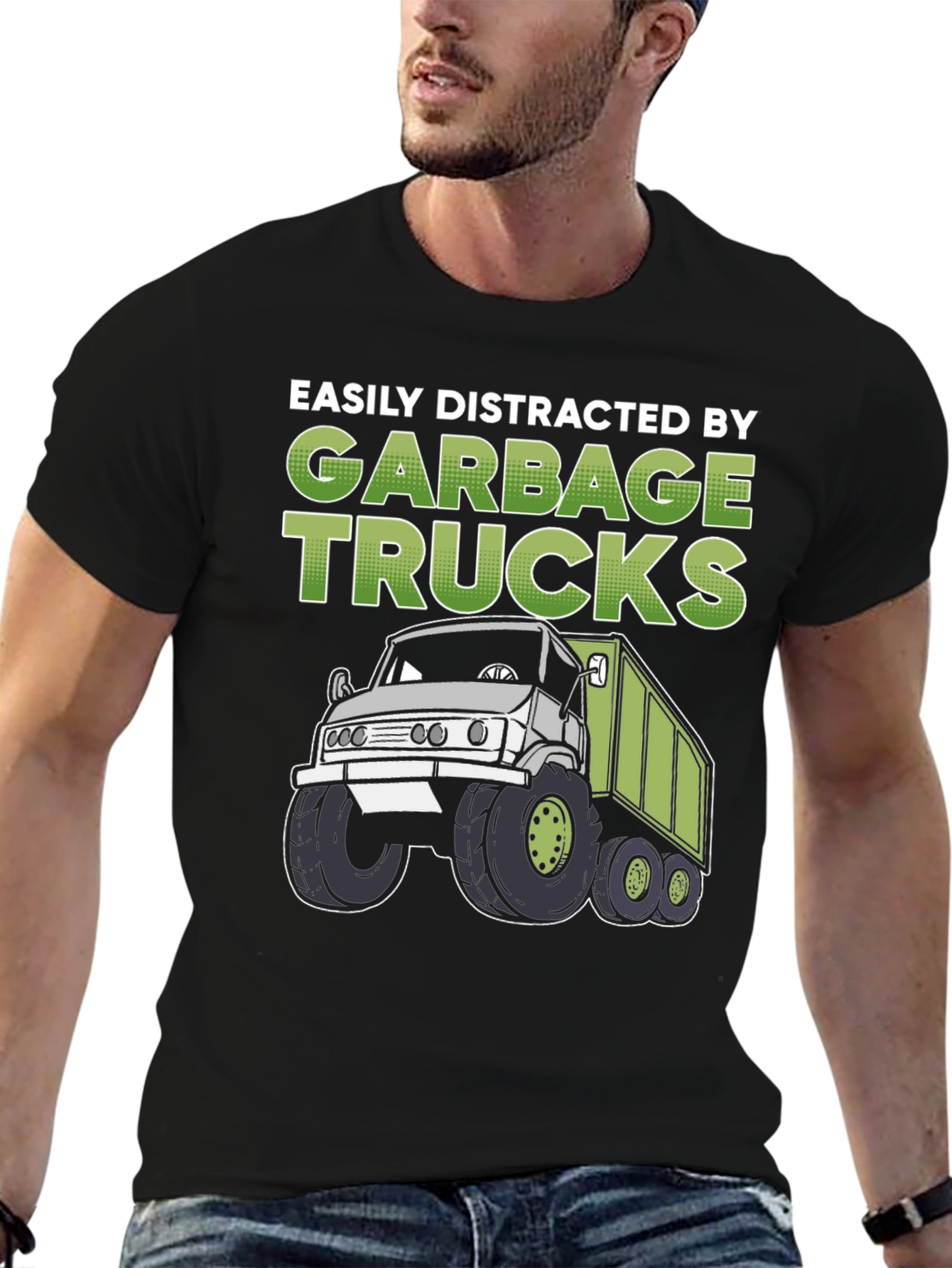Easily Distracted by Garbage Trucks T-Shirt
