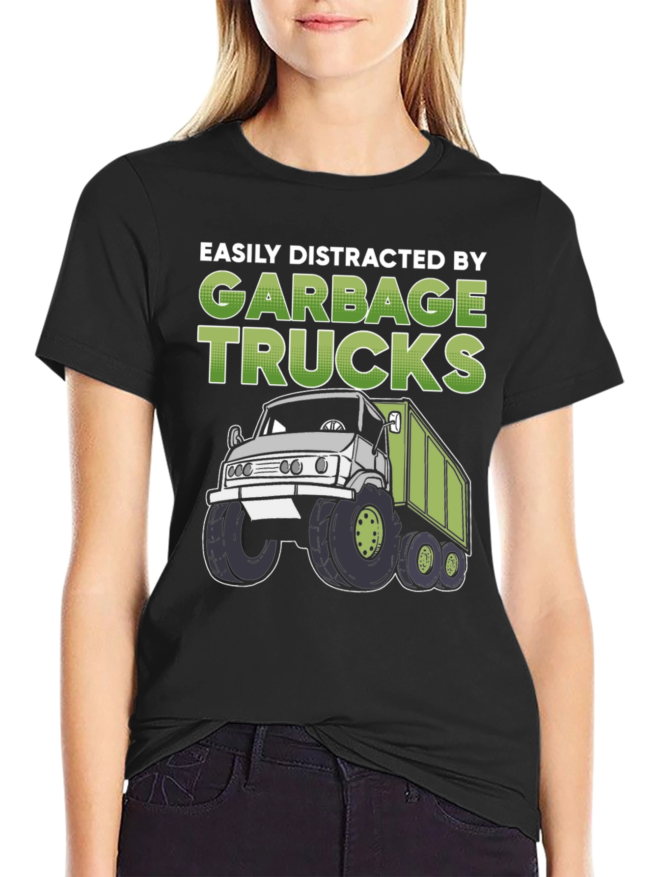 Easily Distracted by Garbage Trucks T-Shirt