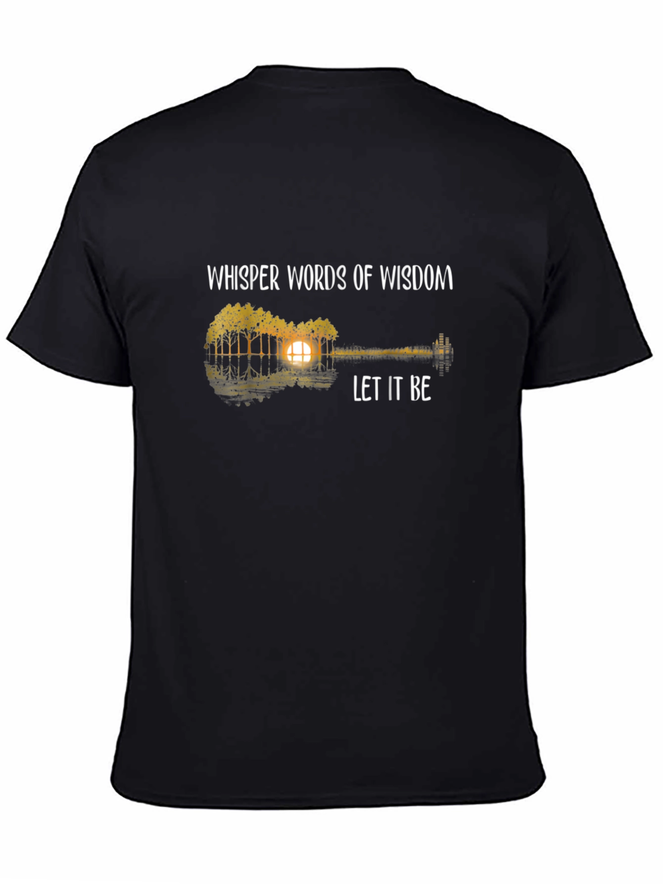 Whisper Words T-Shirt - Guitar Design