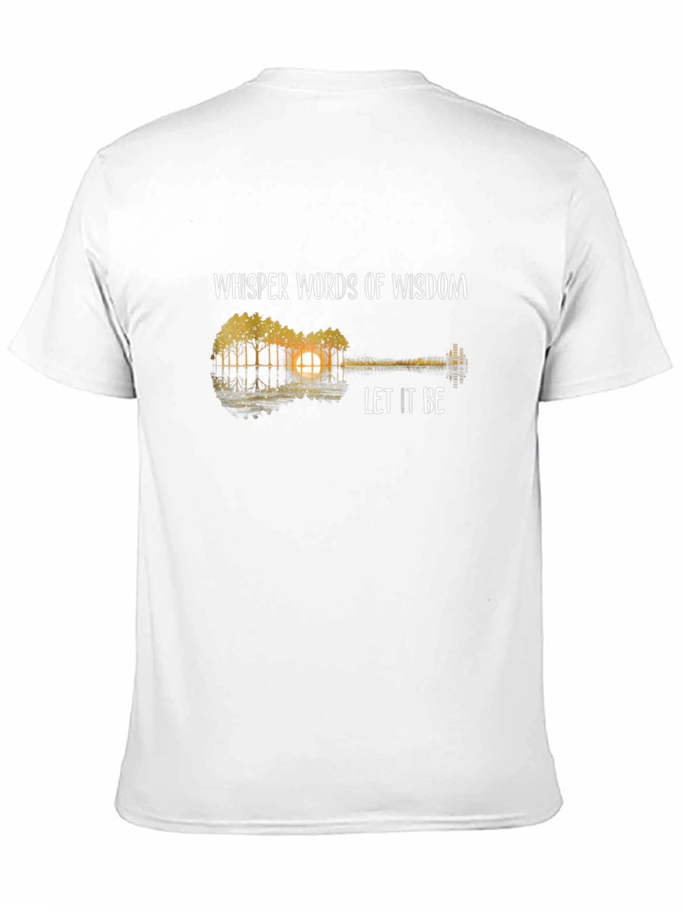 Whisper Words T-Shirt - Guitar Design