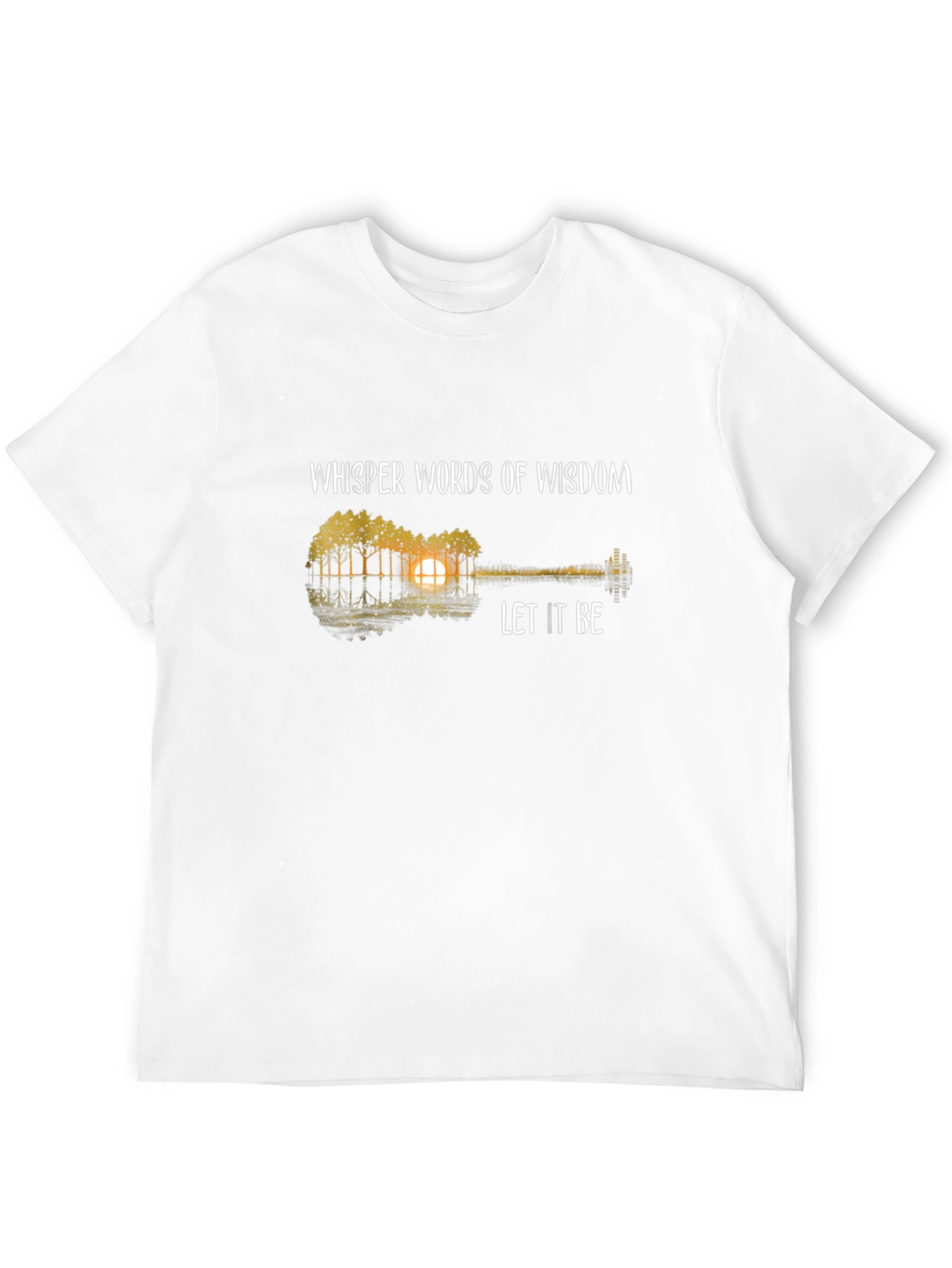 Whisper Words T-Shirt - Guitar Design