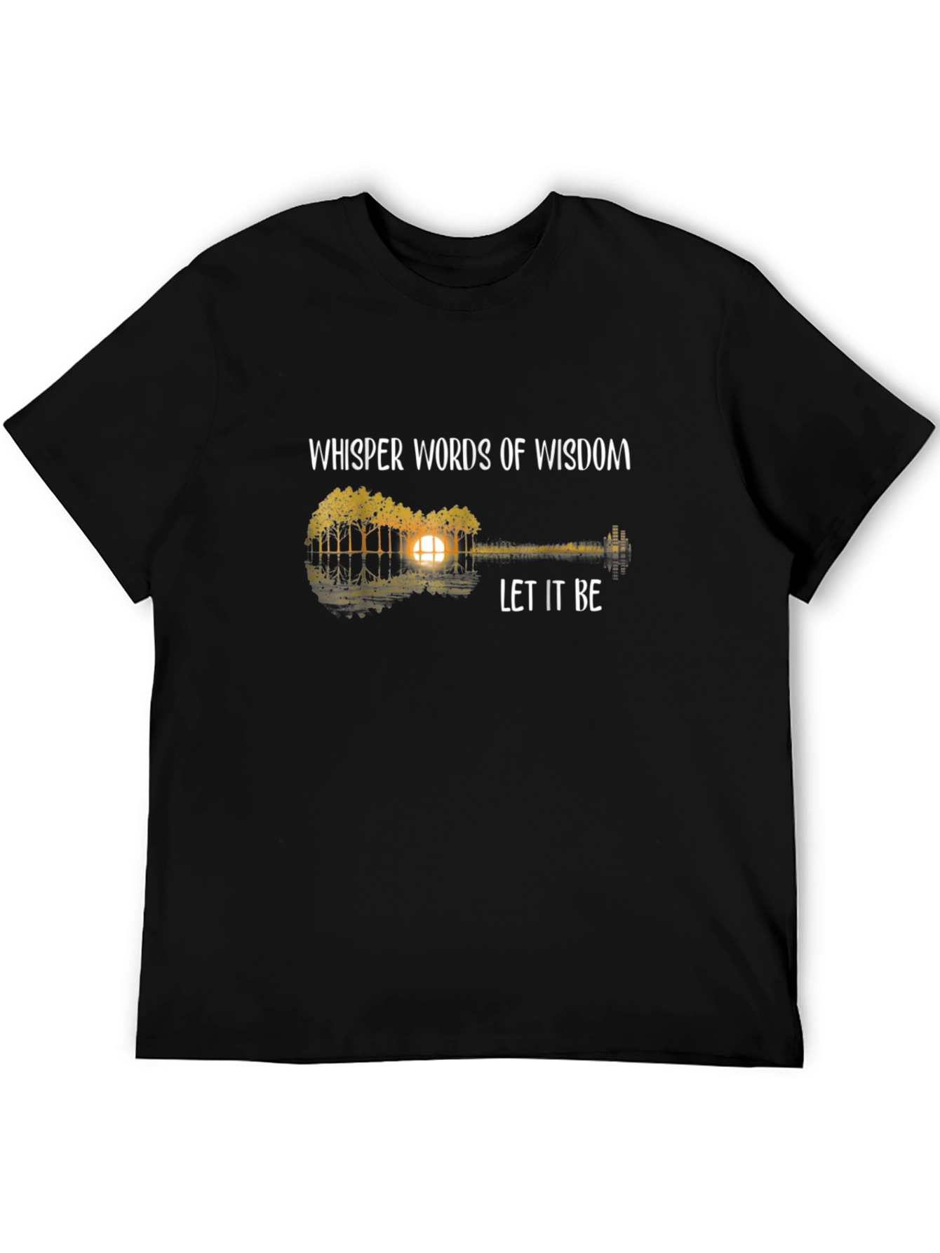 Whisper Words T-Shirt - Guitar Design