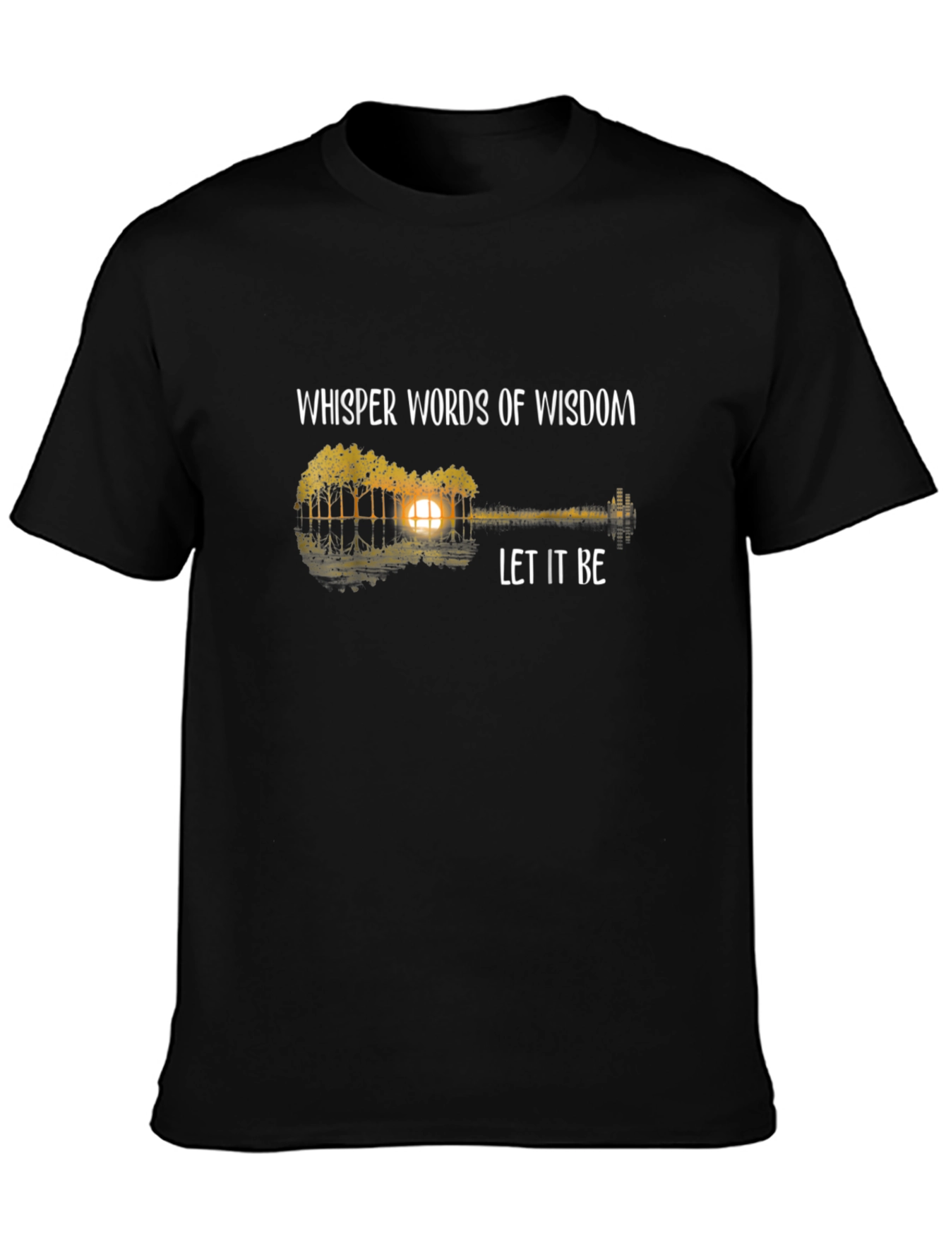 Whisper Words T-Shirt - Guitar Design