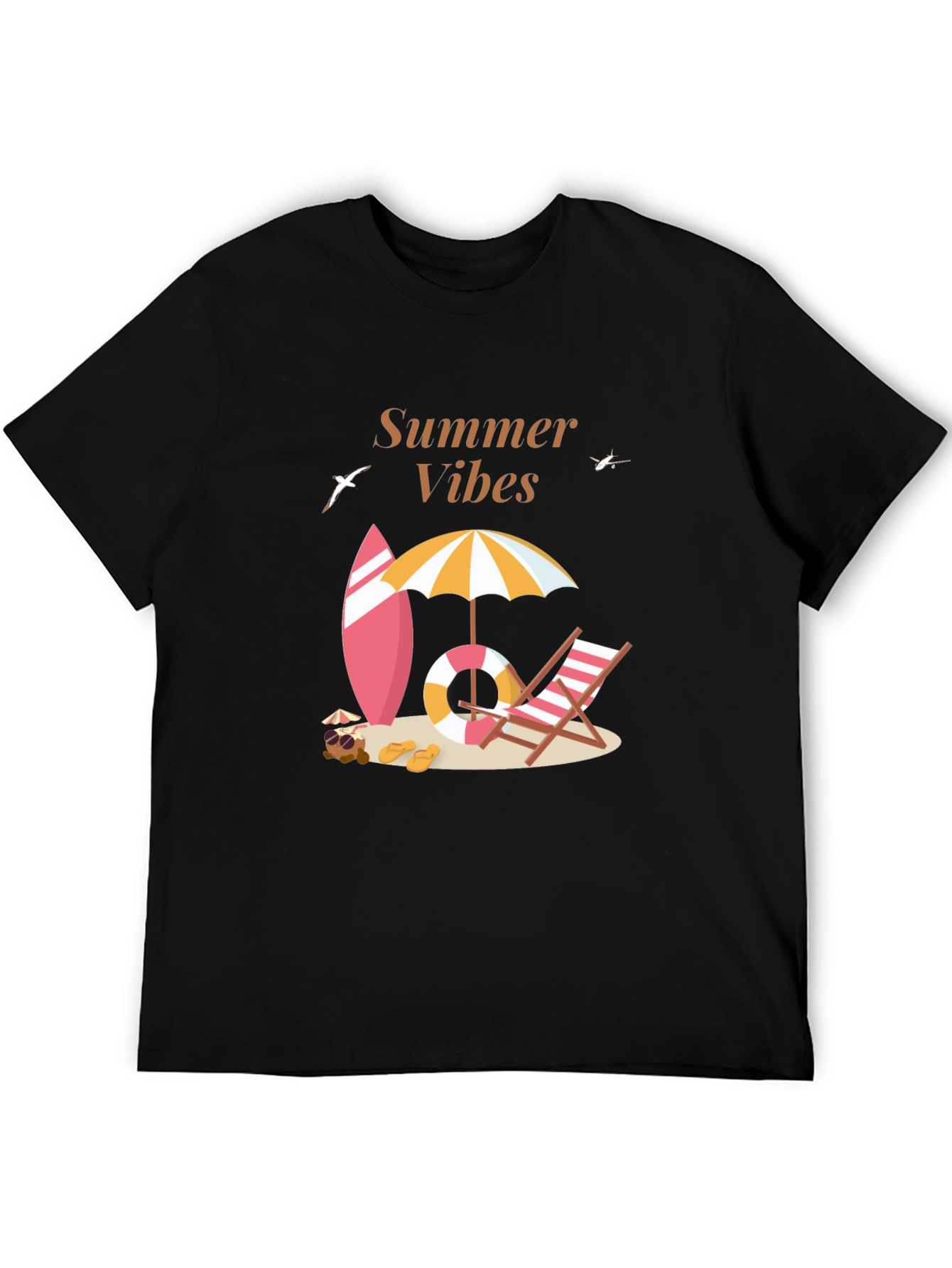 Summer Vibes Graphic Tee - Beach Ready!