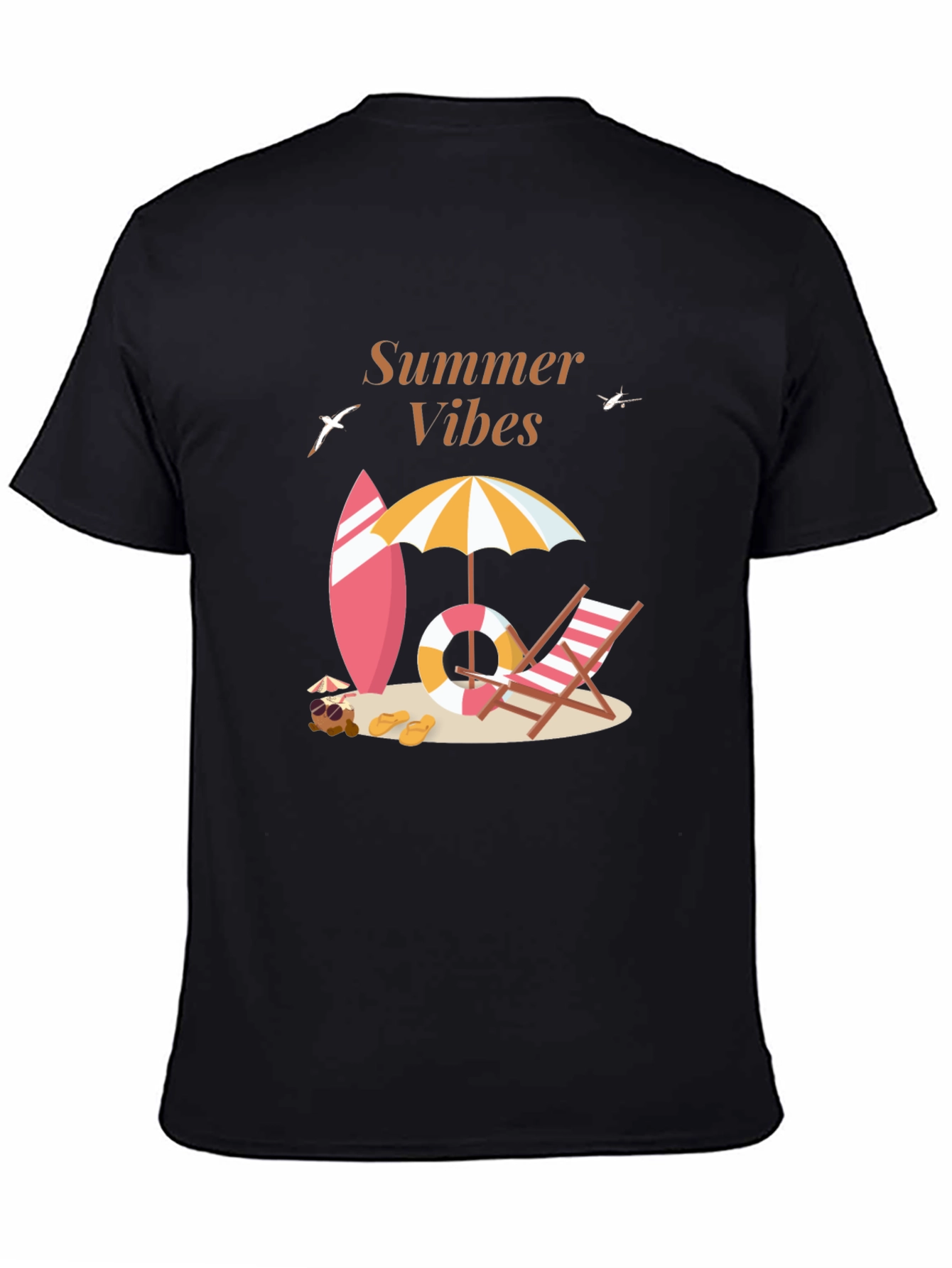 Summer Vibes Graphic Tee - Beach Ready!