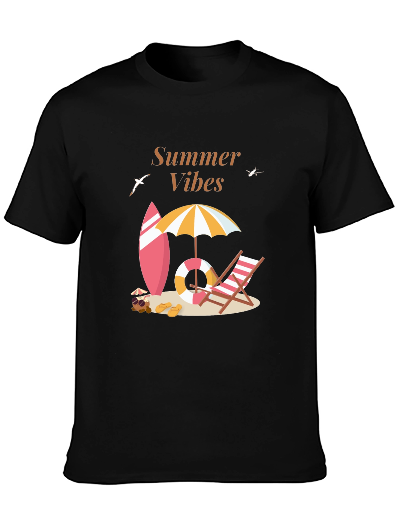 Summer Vibes Graphic Tee - Beach Ready!