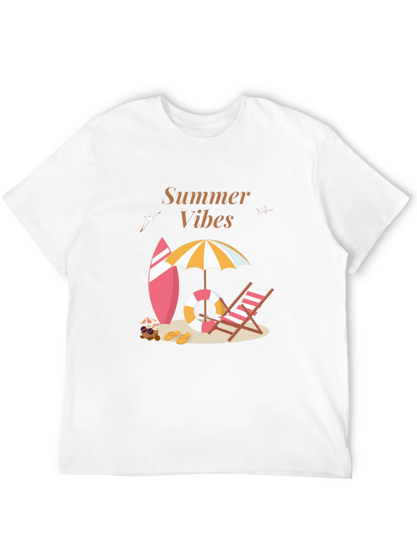 Summer Vibes Graphic Tee - Beach Ready!