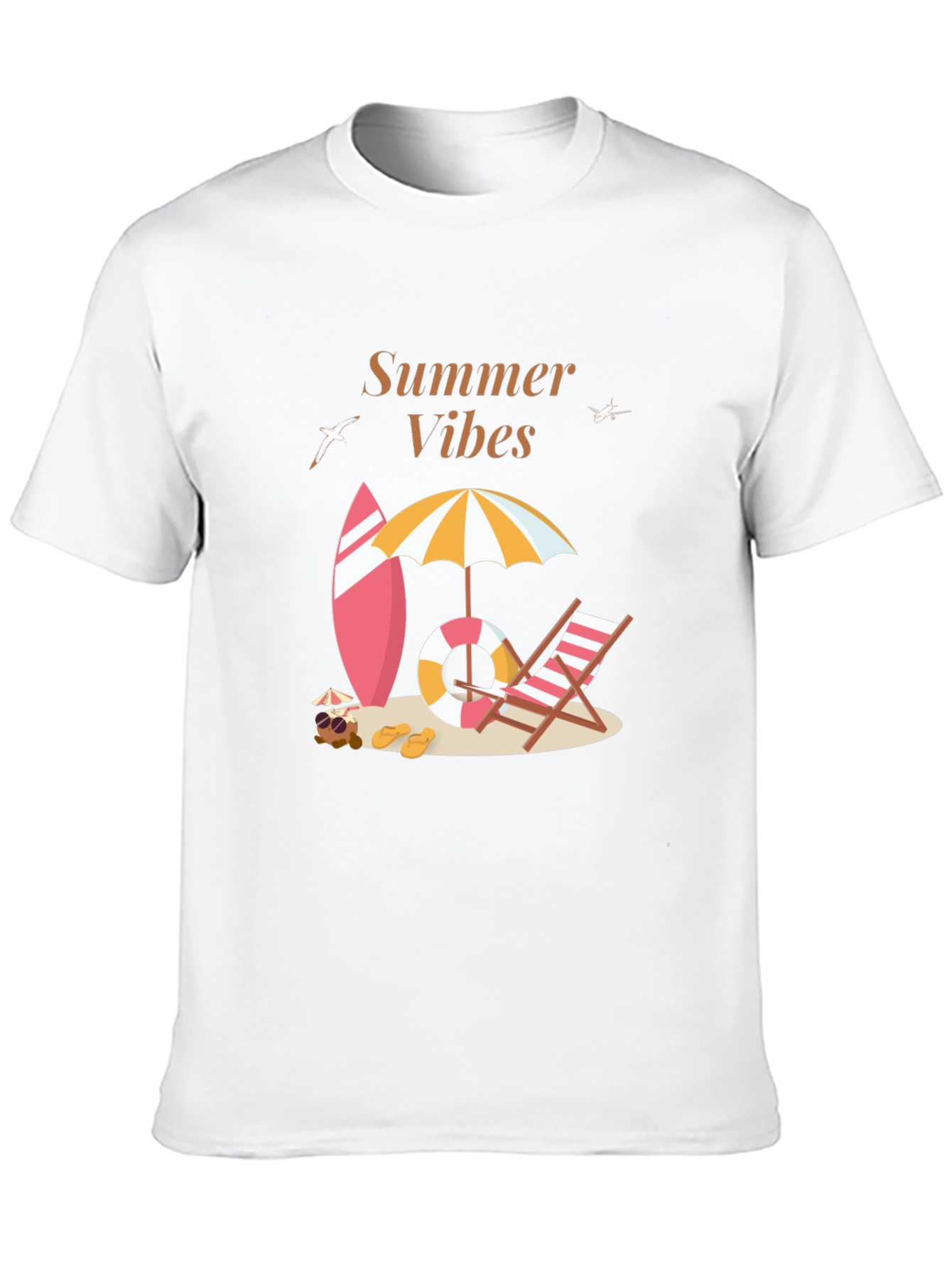 Summer Vibes Graphic Tee - Beach Ready!