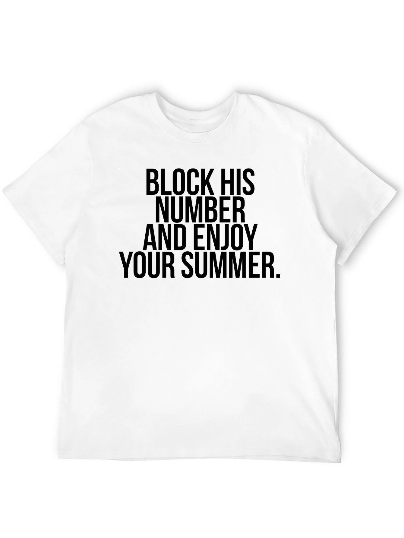 Block His Number Summer Tee
