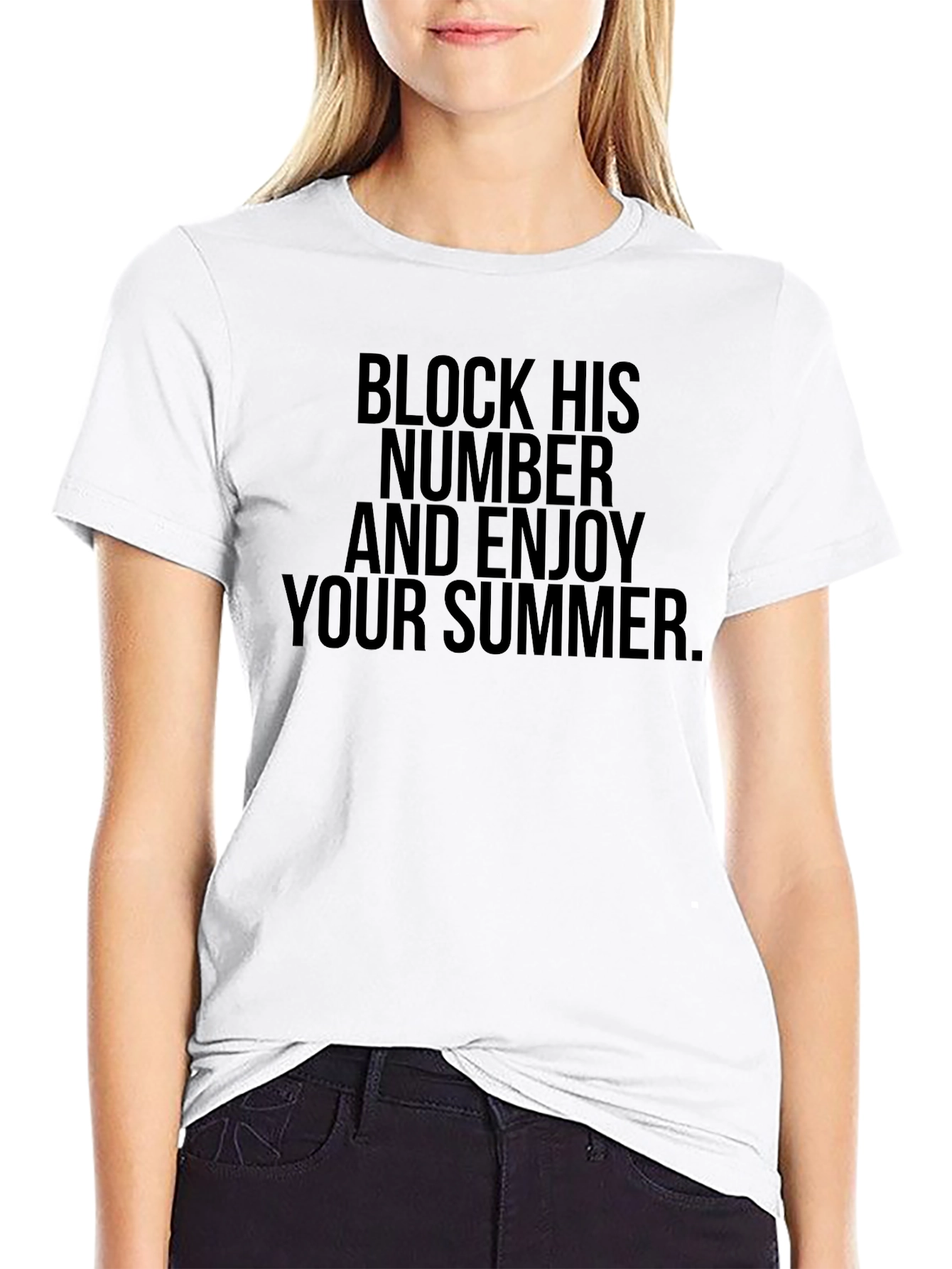 Block His Number Summer Tee
