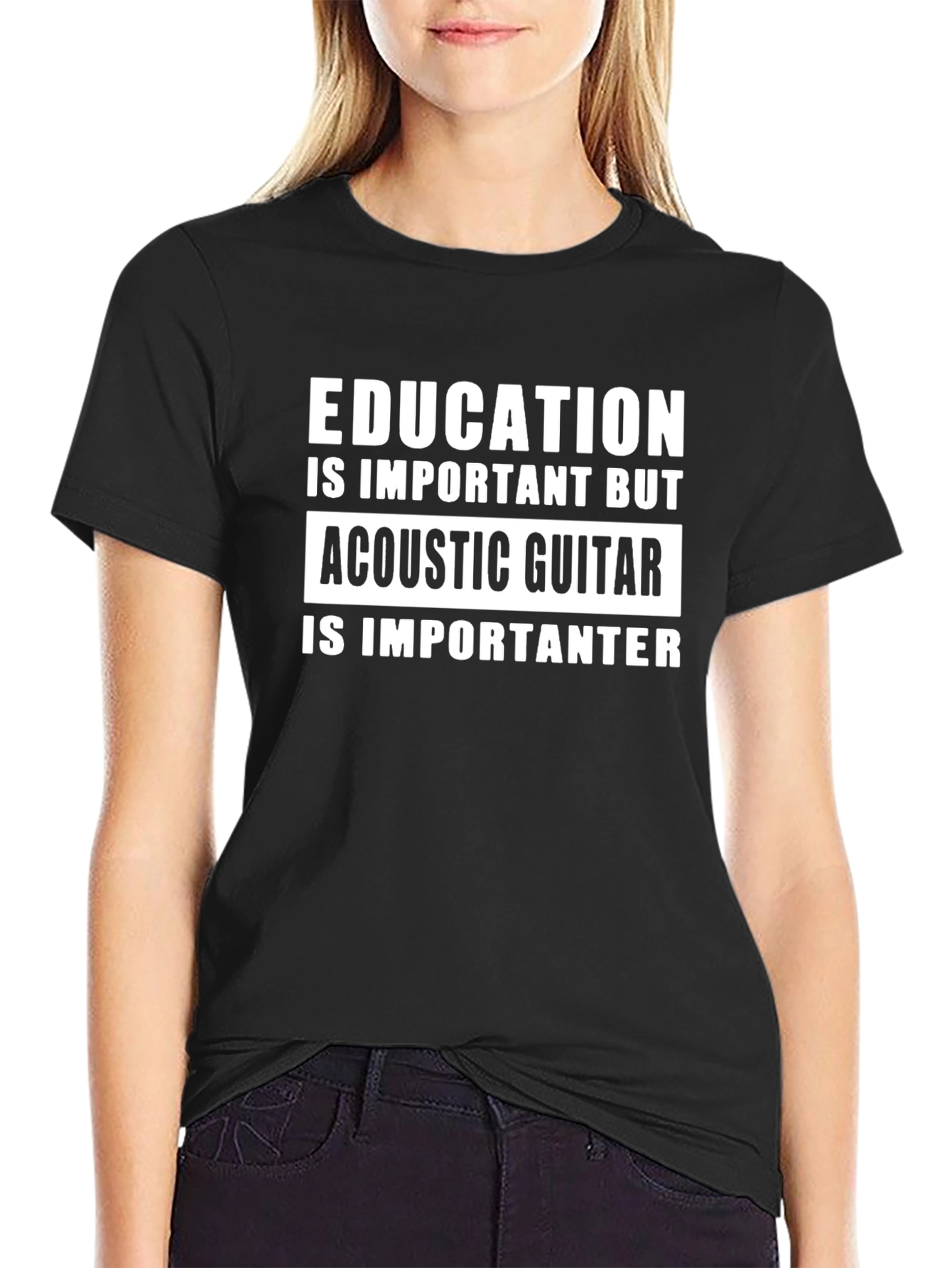 Acoustic Guitar is Importanter T-Shirt