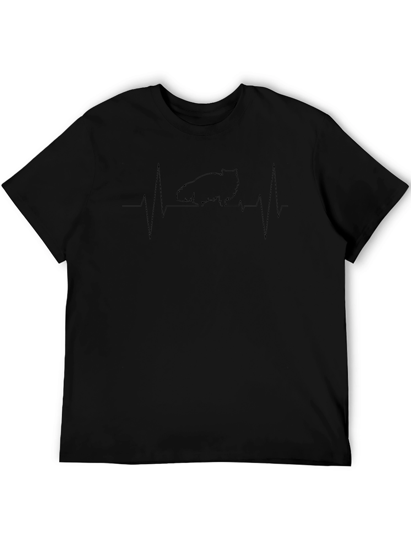 Cat Heartbeat T-Shirt - Graphic Tee