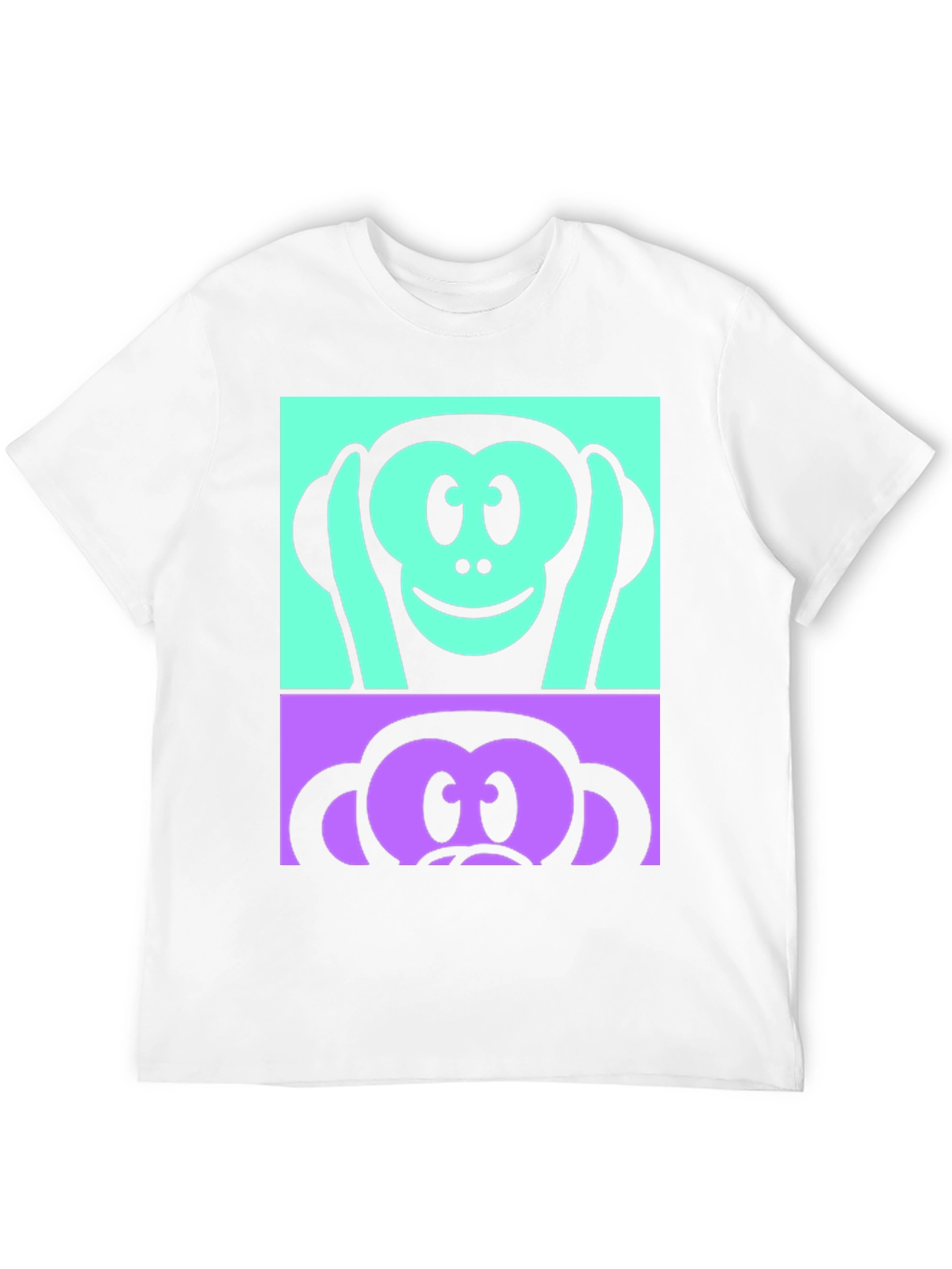 Monkey Hear See No Evil Graphic T-Shirt