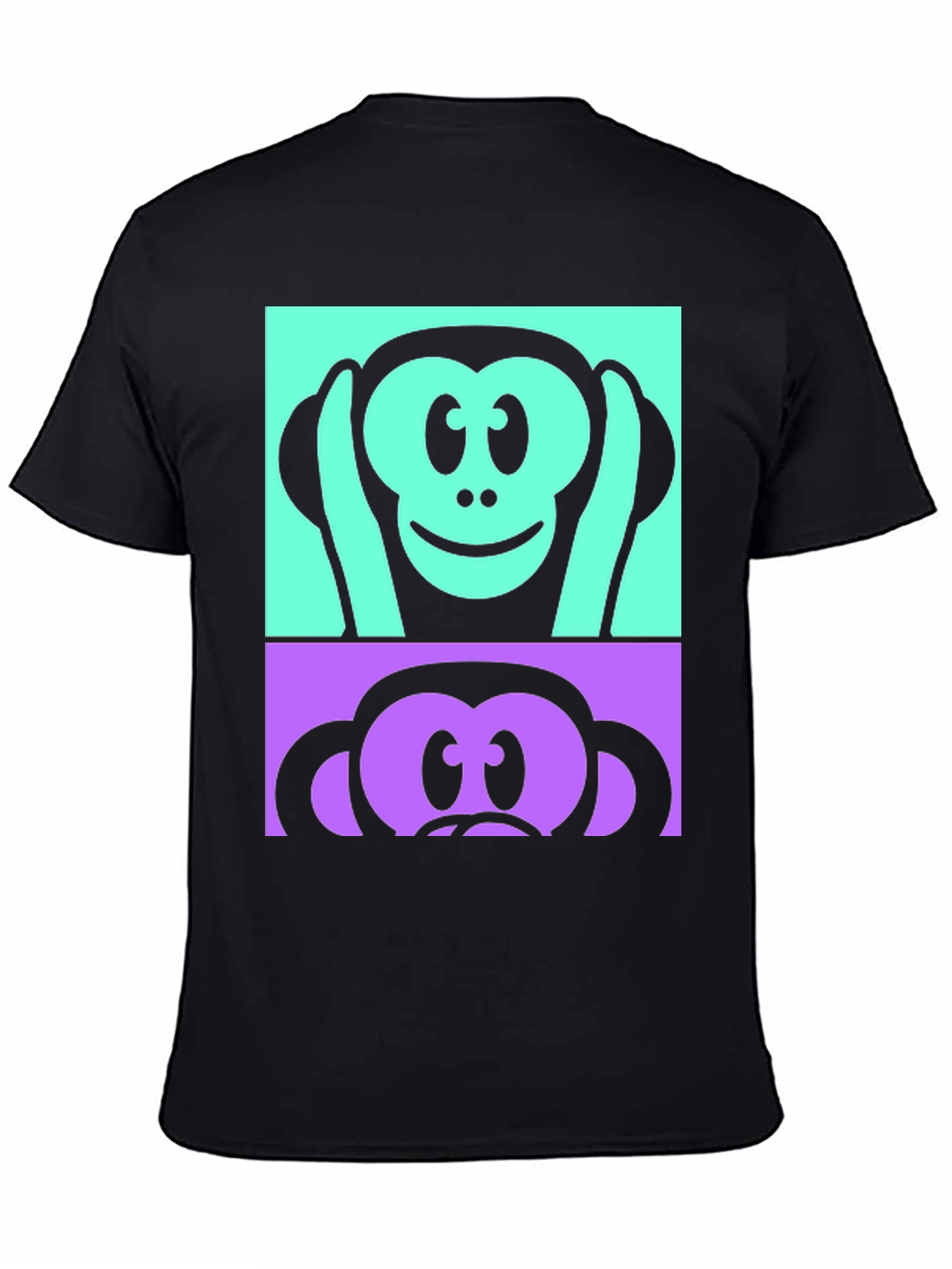Monkey Hear See No Evil Graphic T-Shirt
