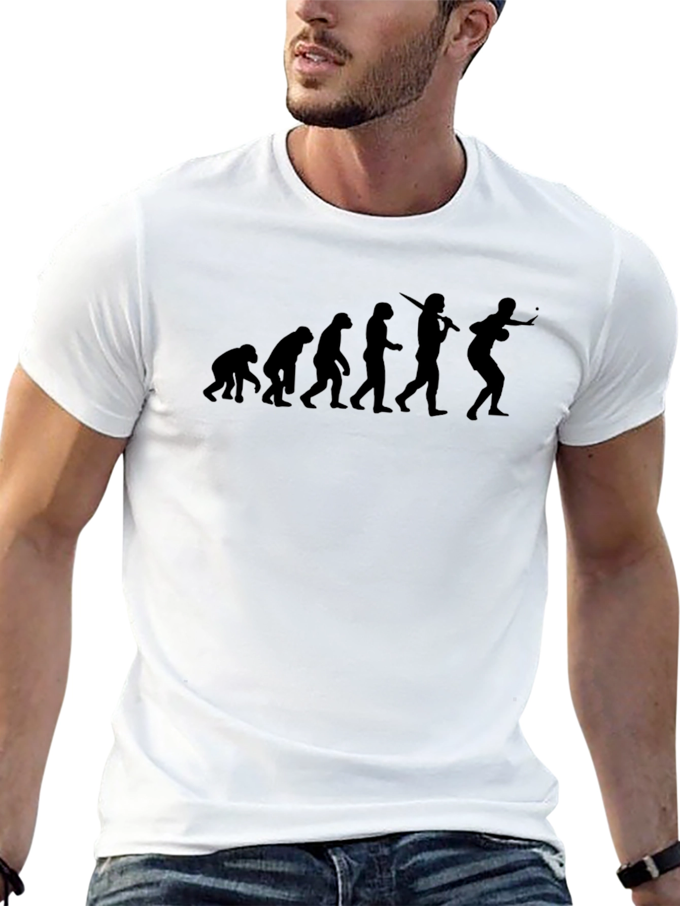Evolution of Archer Black T-Shirt