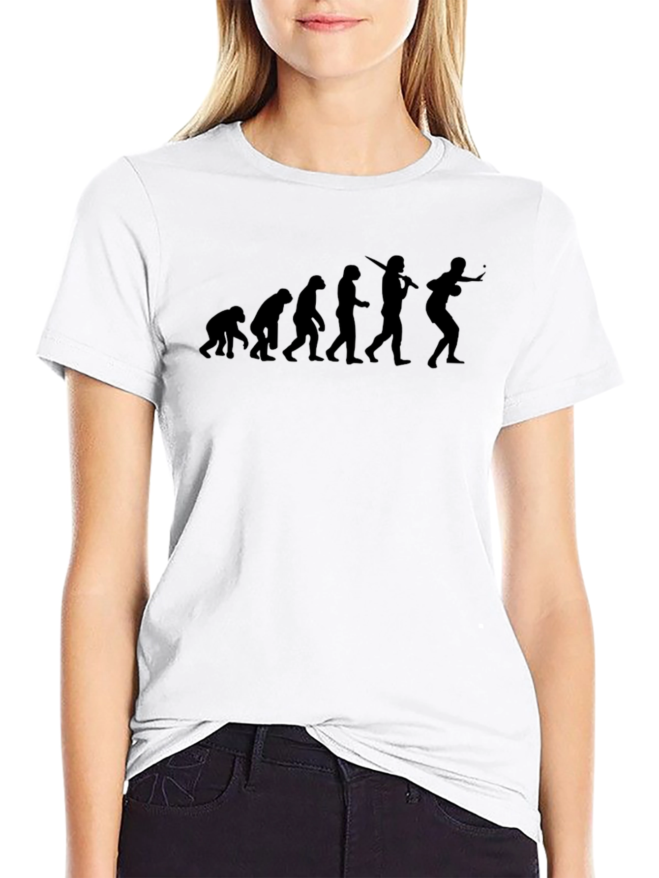 Evolution of Archer Black T-Shirt