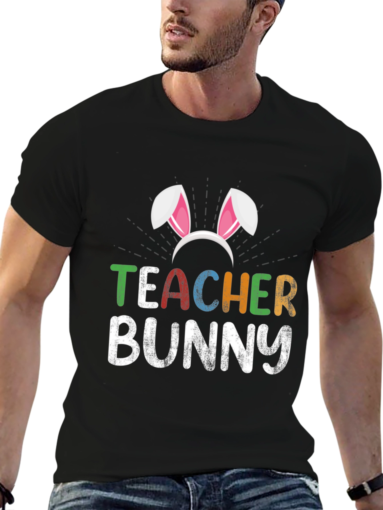 Teacher Bunny Easter T-Shirt