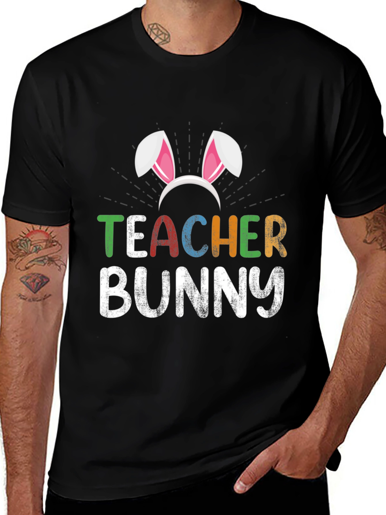 Teacher Bunny Easter T-Shirt