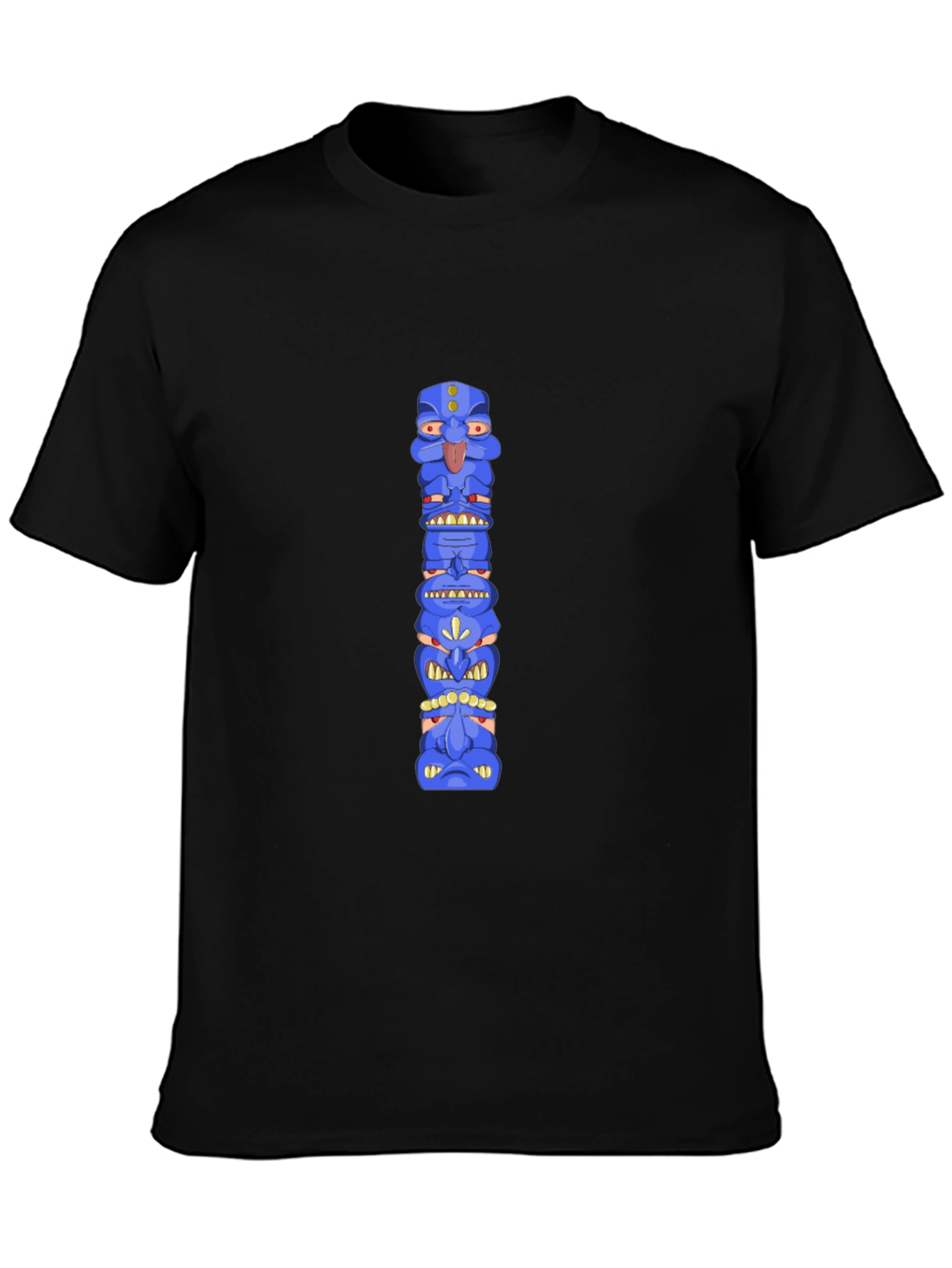 Blue Totem Pole Graphic Tee
