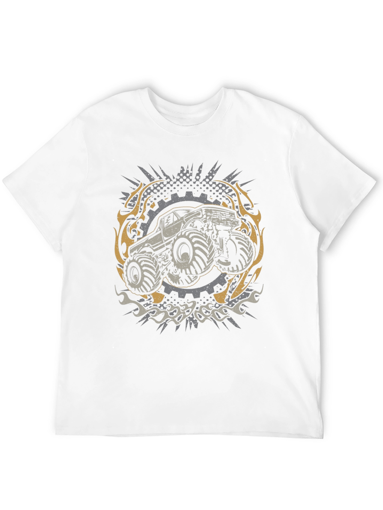 Monster Truck Graphic Tee - Black