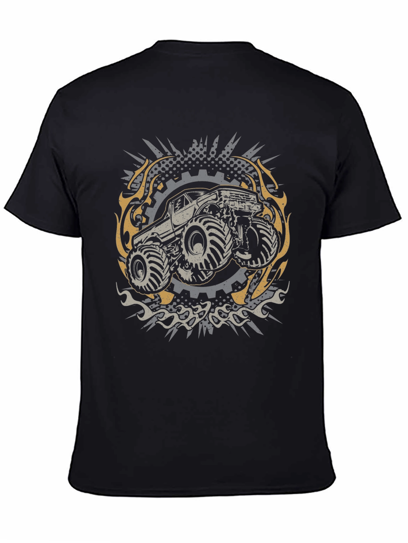 Monster Truck Graphic Tee - Black