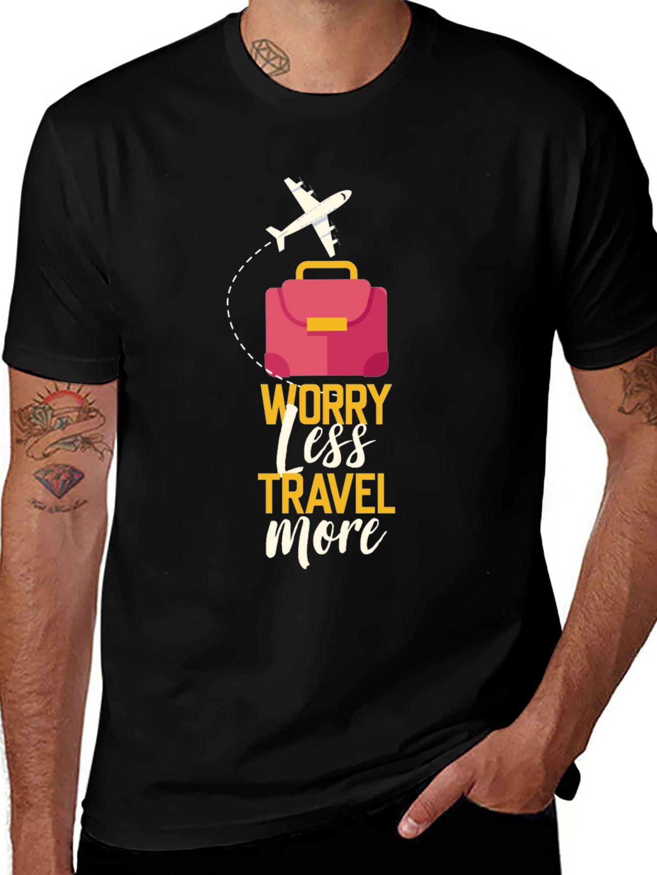 Worry Less Travel More Graphic Tee