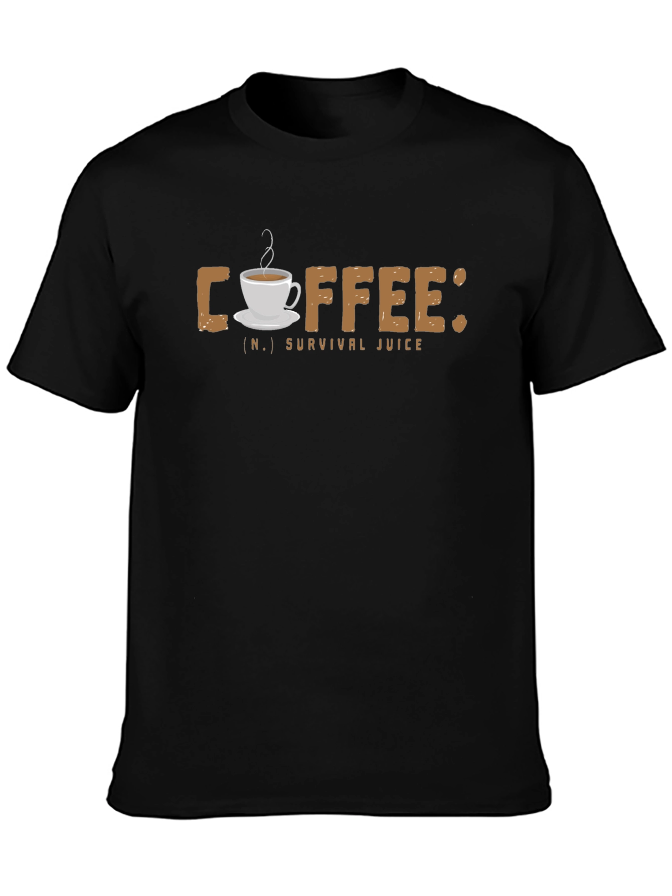 Coffee Survival Juice Graphic T-Shirt