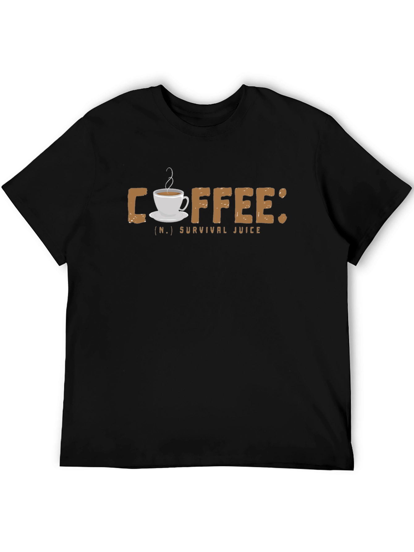 Coffee Survival Juice Graphic T-Shirt