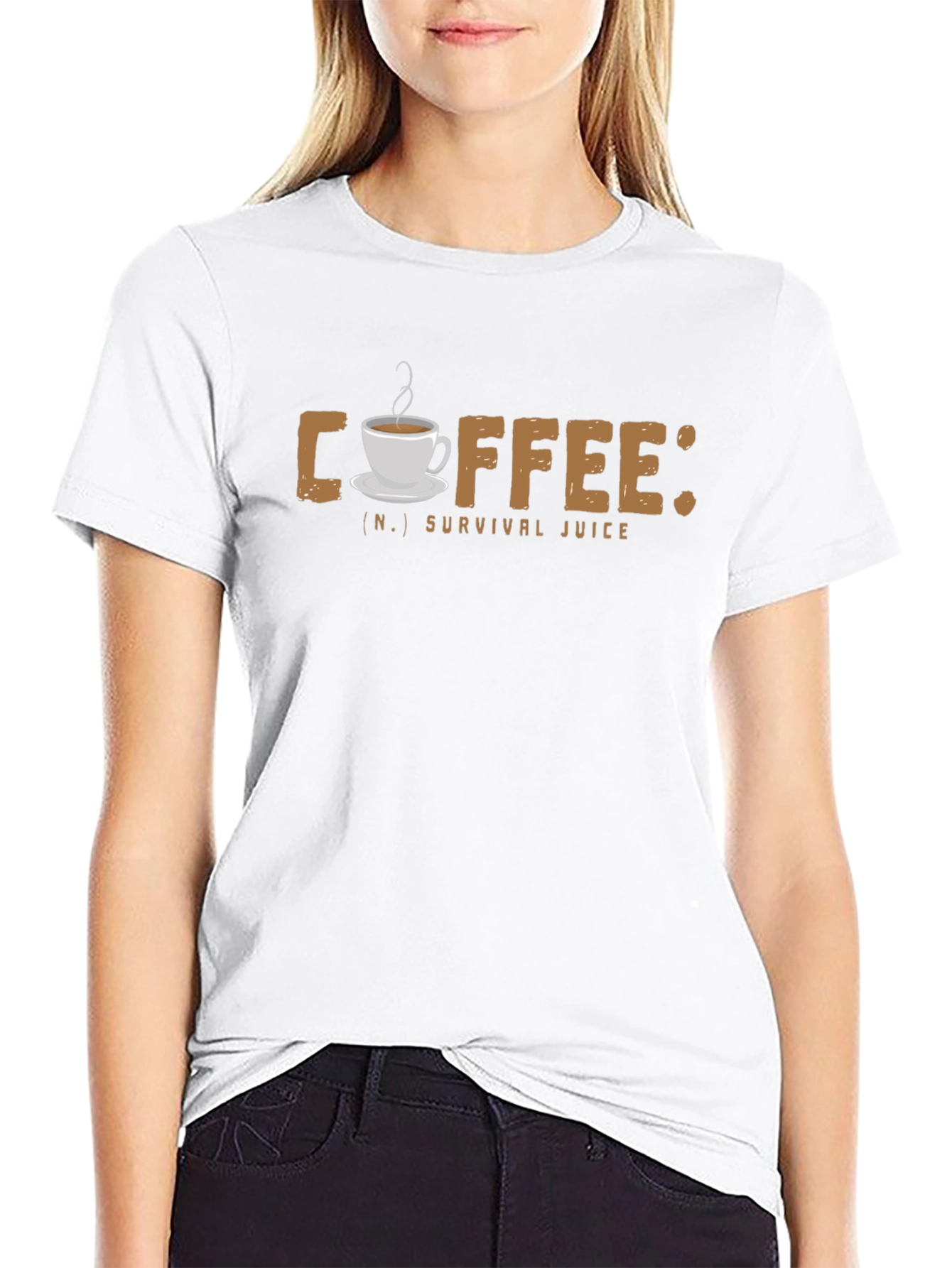 Coffee Survival Juice Graphic T-Shirt