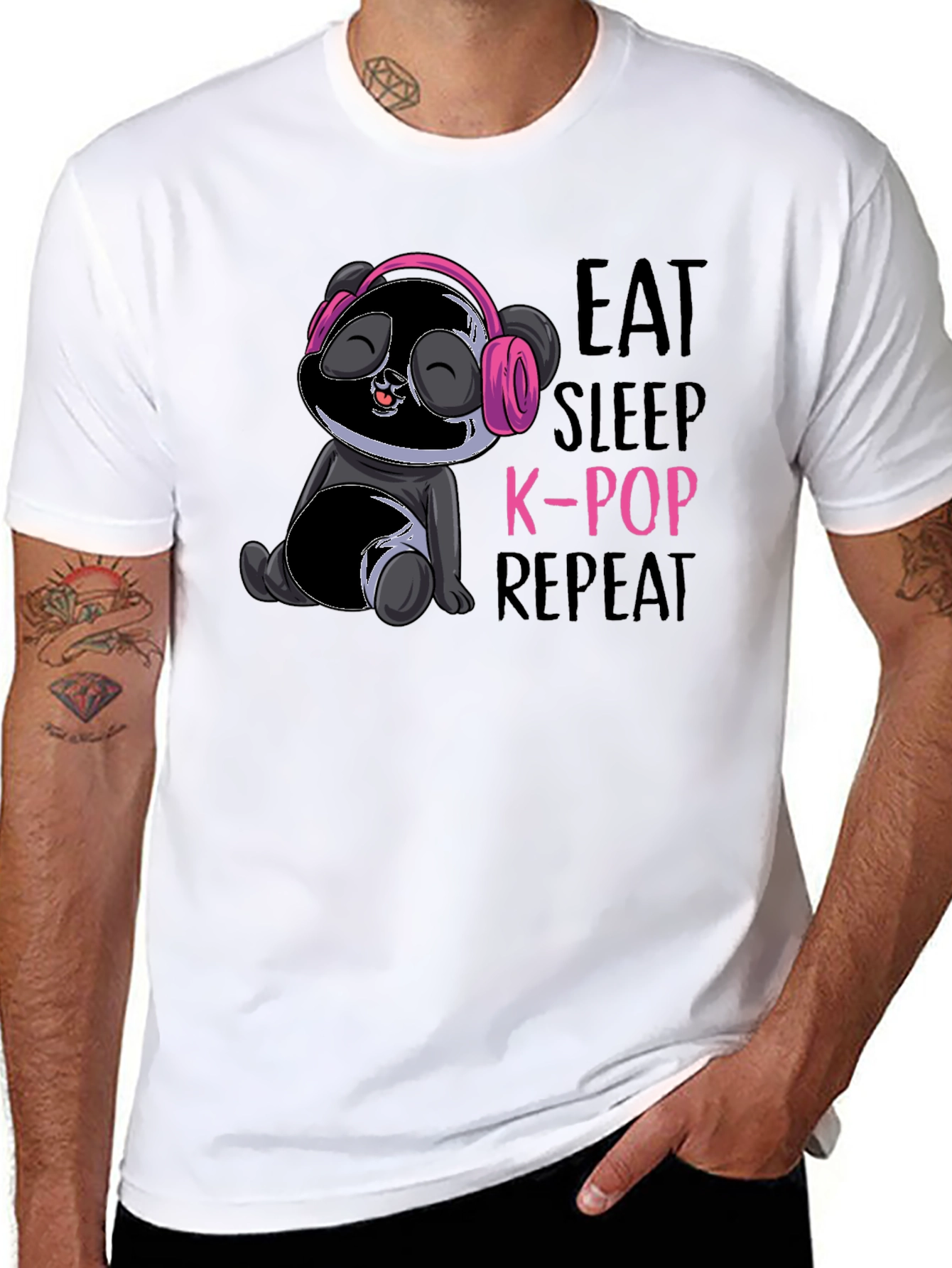 K-Pop Panda T-Shirt