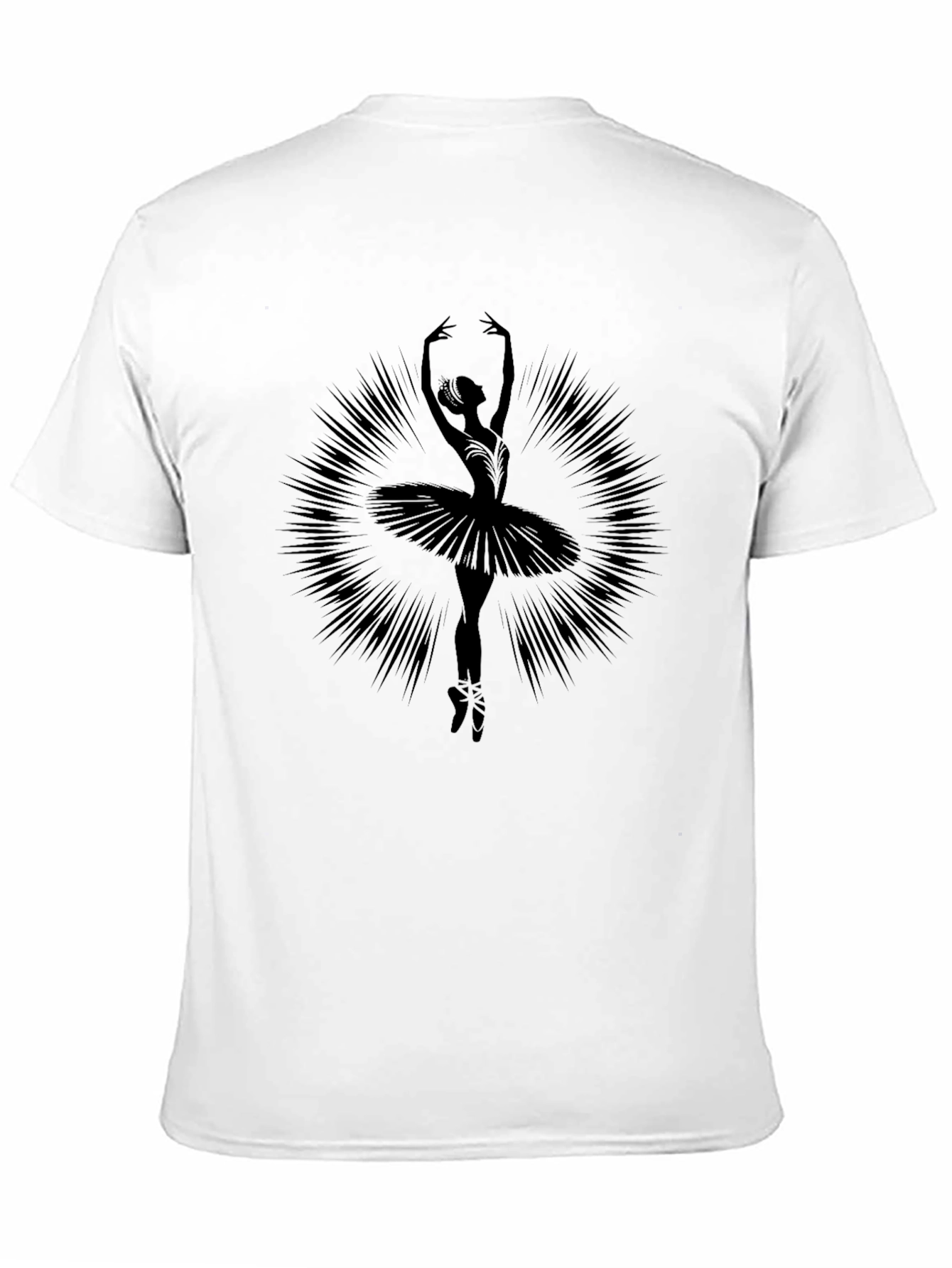 Ballerina Graphic Tee - Stylish Dance Shirt