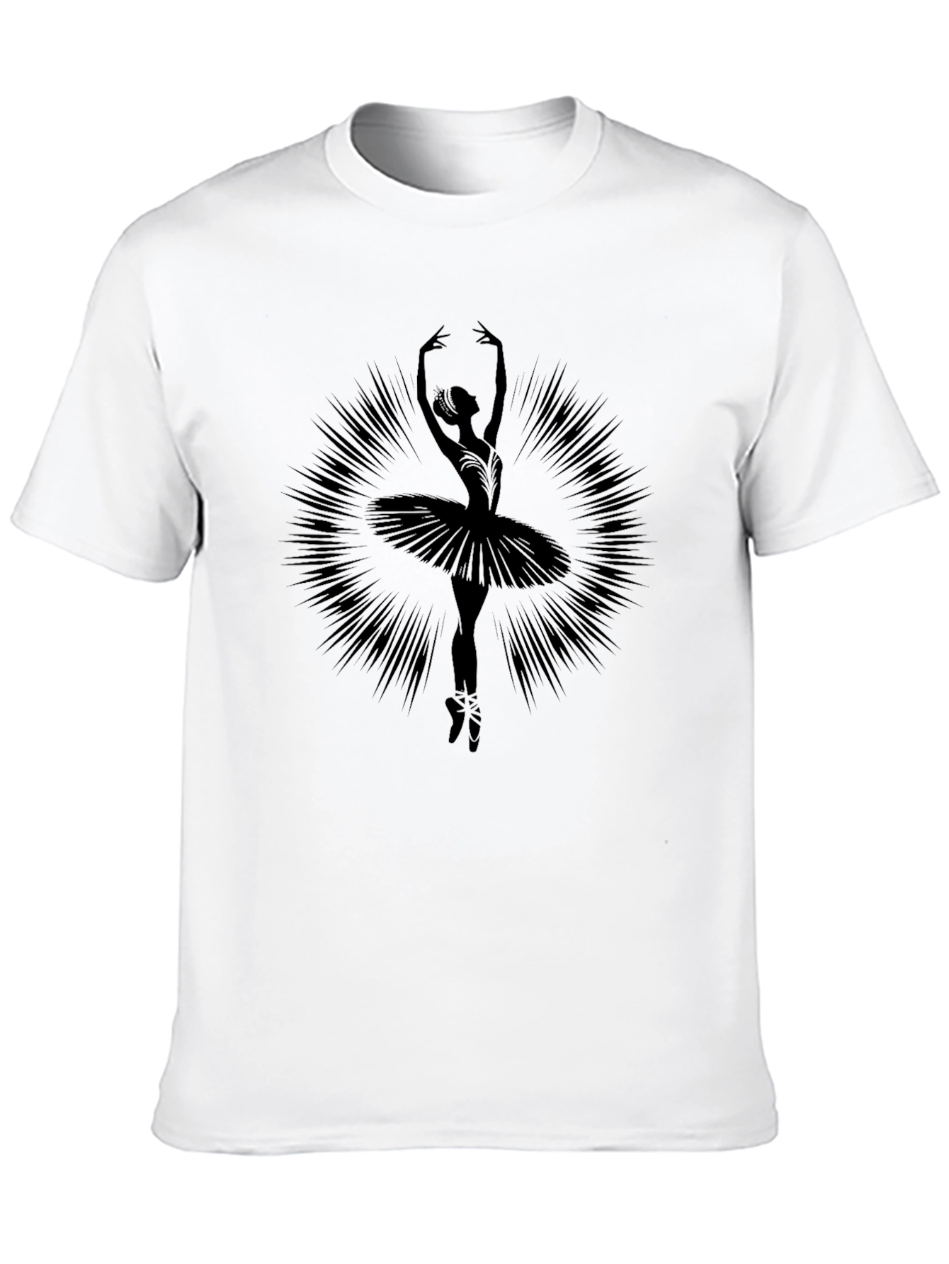 Ballerina Graphic Tee - Stylish Dance Shirt