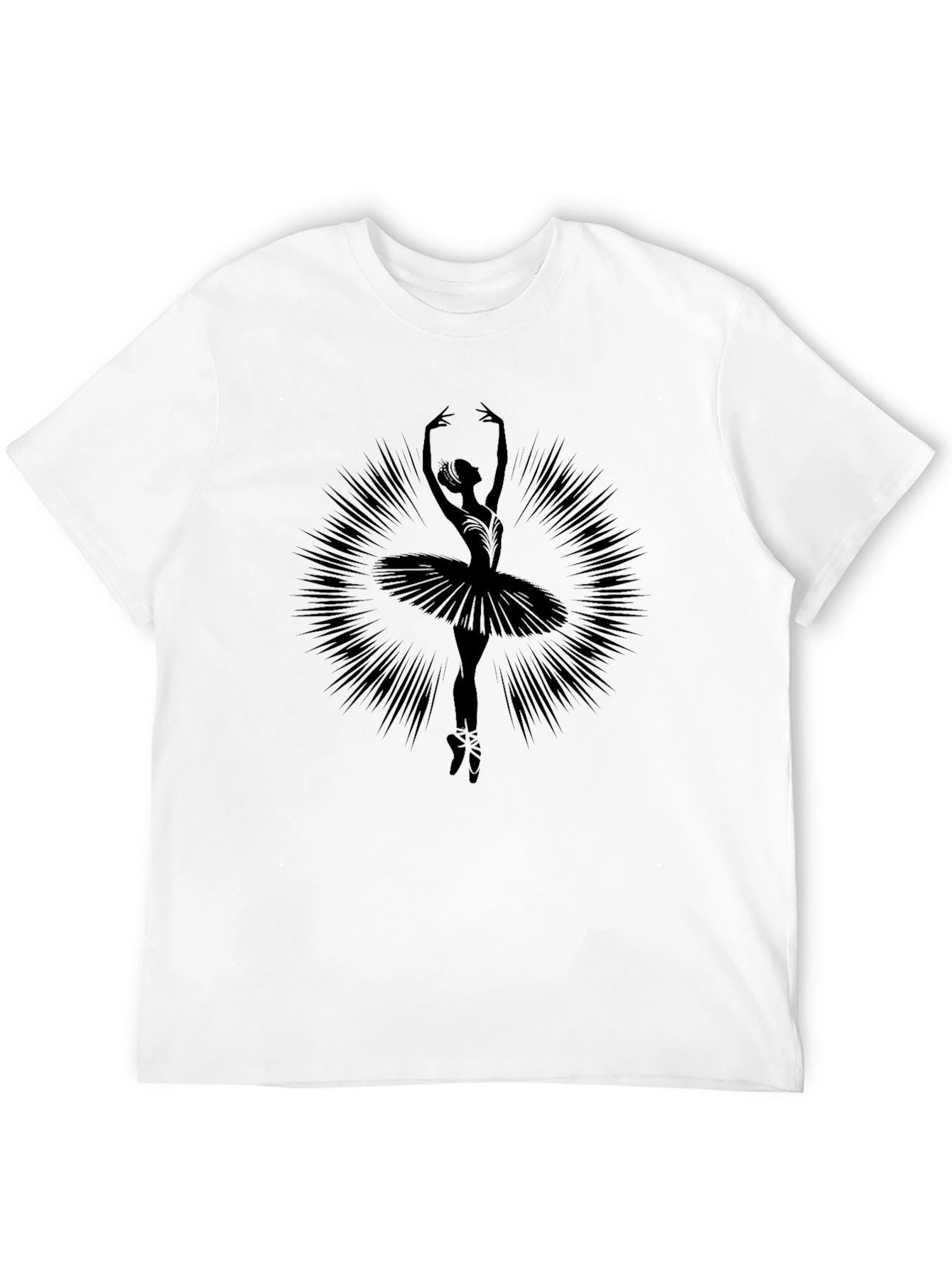 Ballerina Graphic Tee - Stylish Dance Shirt
