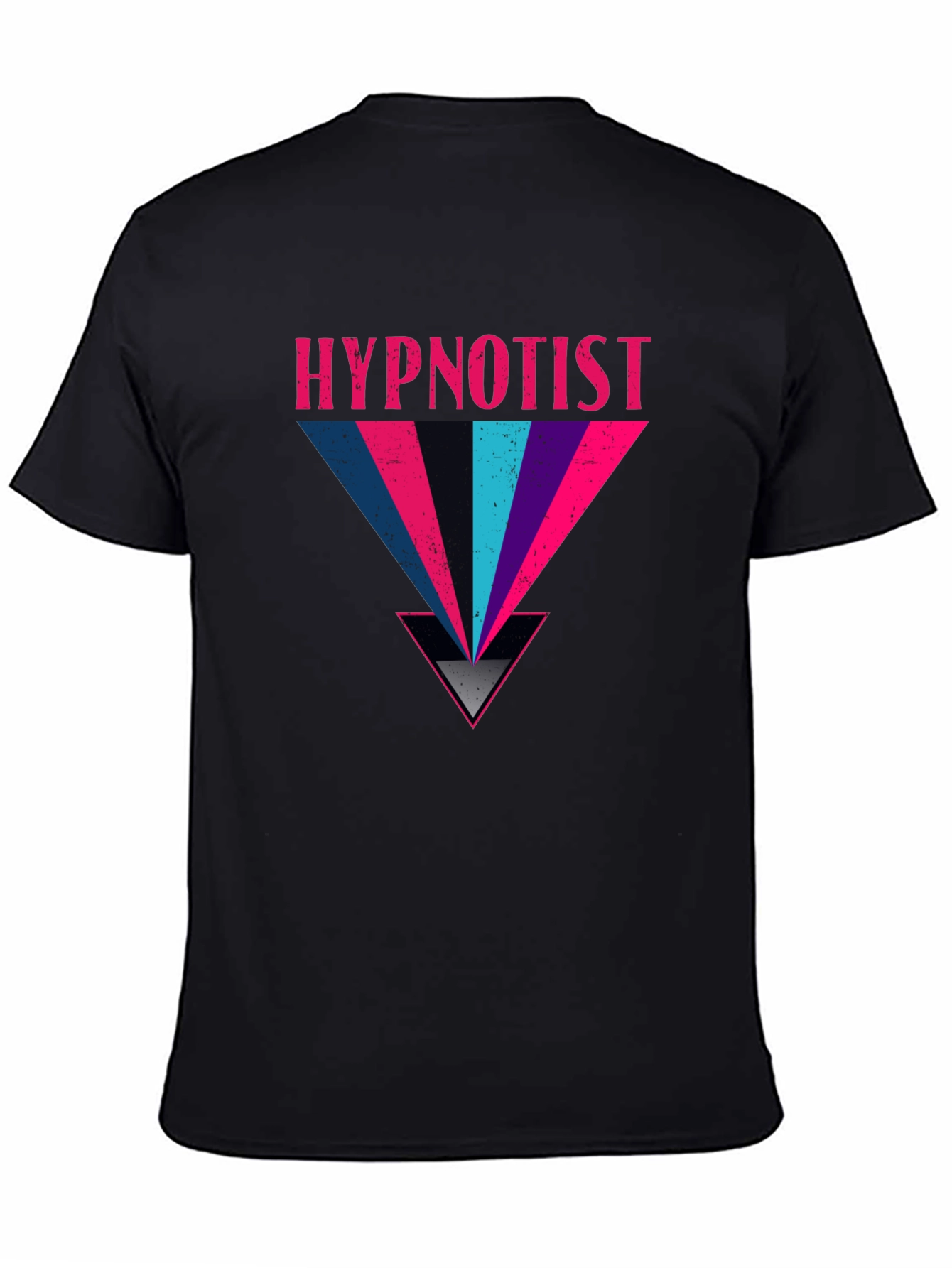 Hypnotist Graphic Print Black T-Shirt