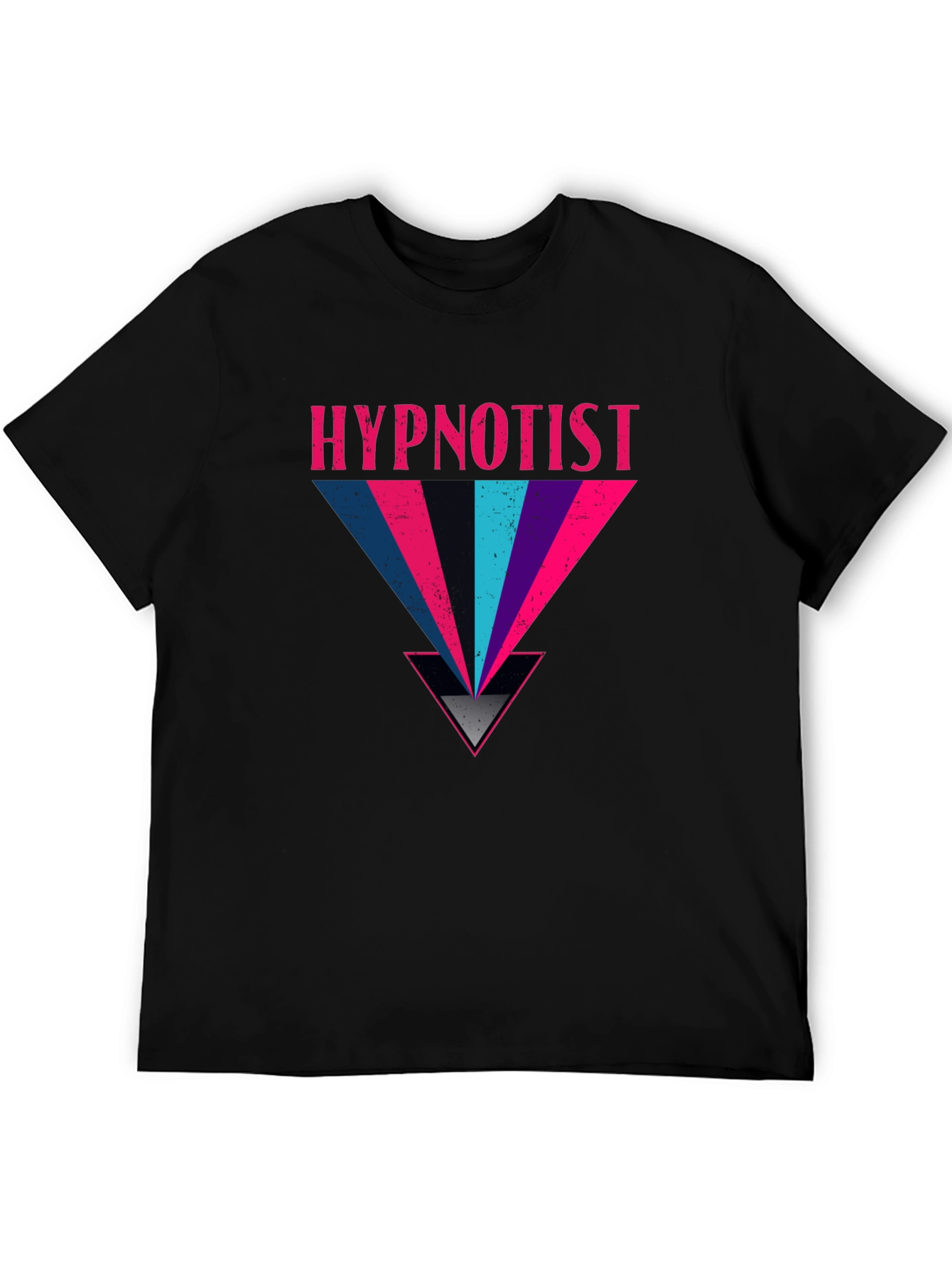 Hypnotist Graphic Print Black T-Shirt