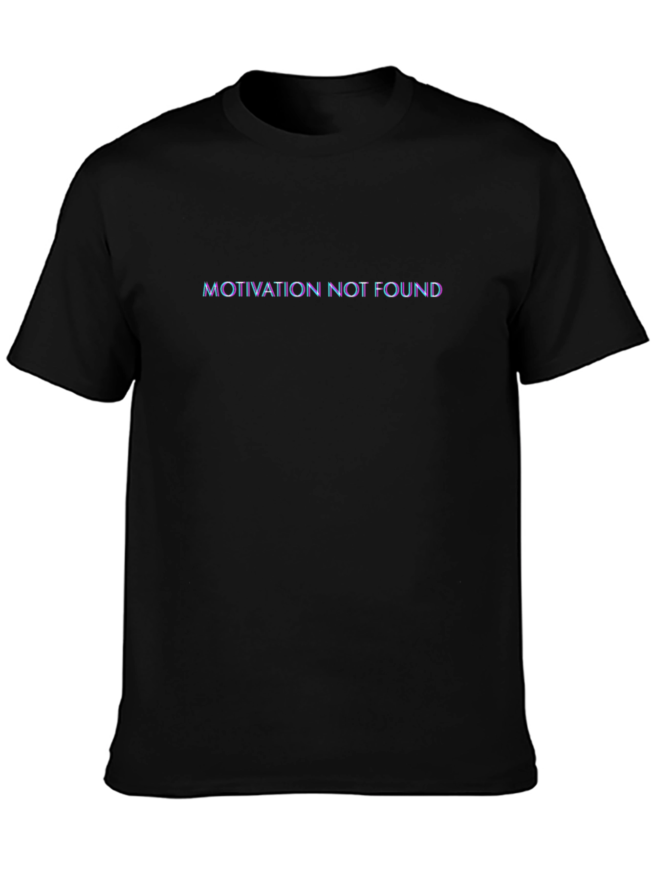 Motivation Not Found Graphic T-Shirt