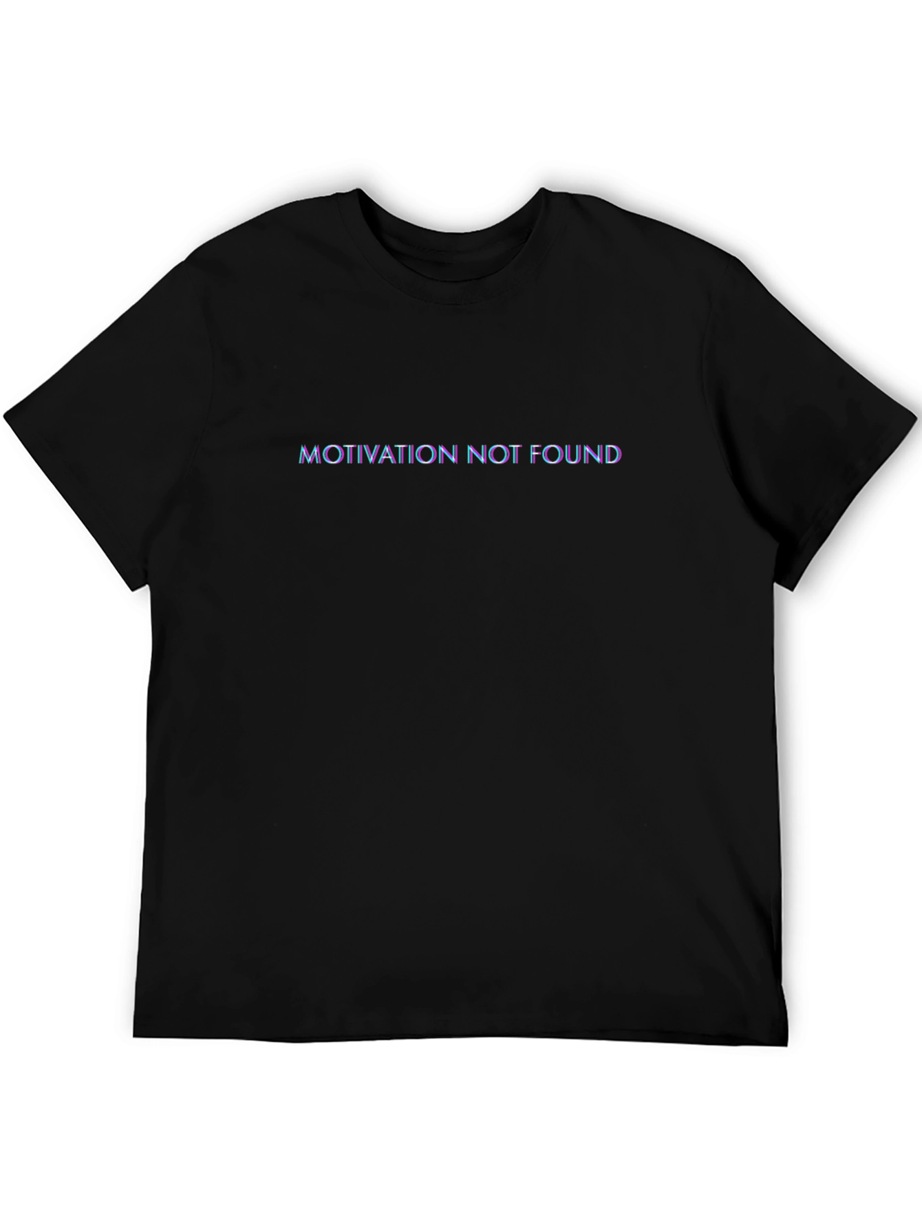 Motivation Not Found Graphic T-Shirt