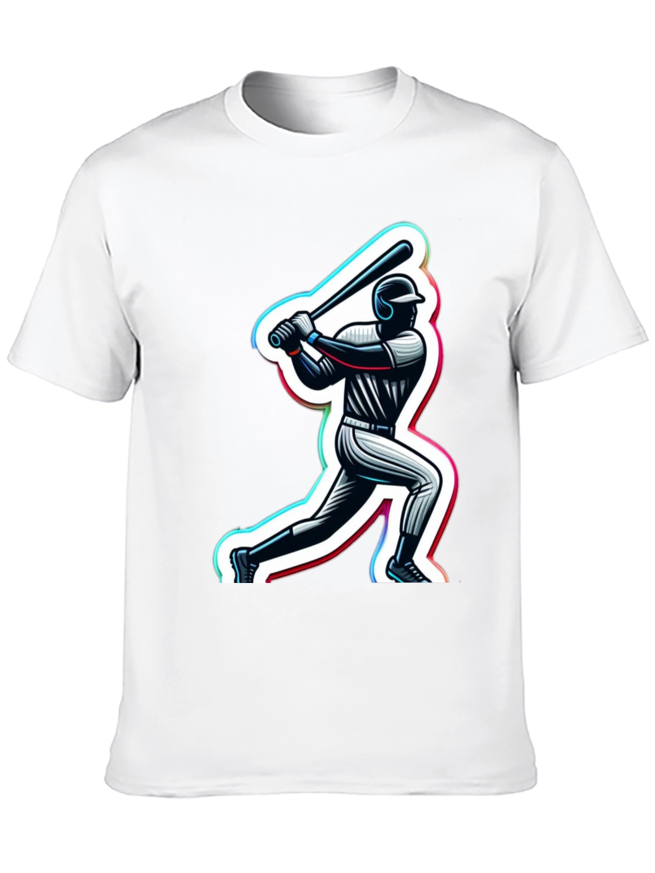 Baseball Player Graphic Tee - Stylish & Unique