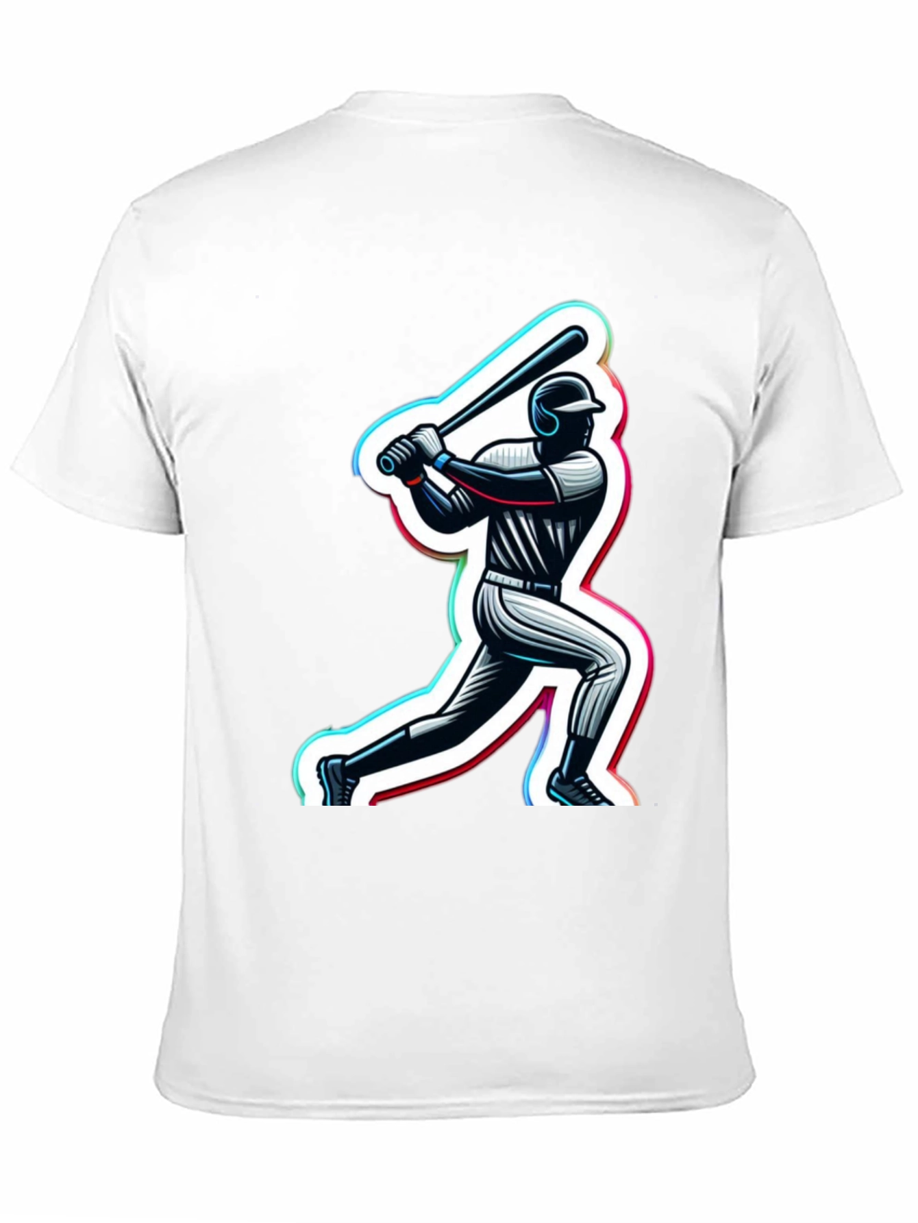 Baseball Player Graphic Tee - Stylish & Unique