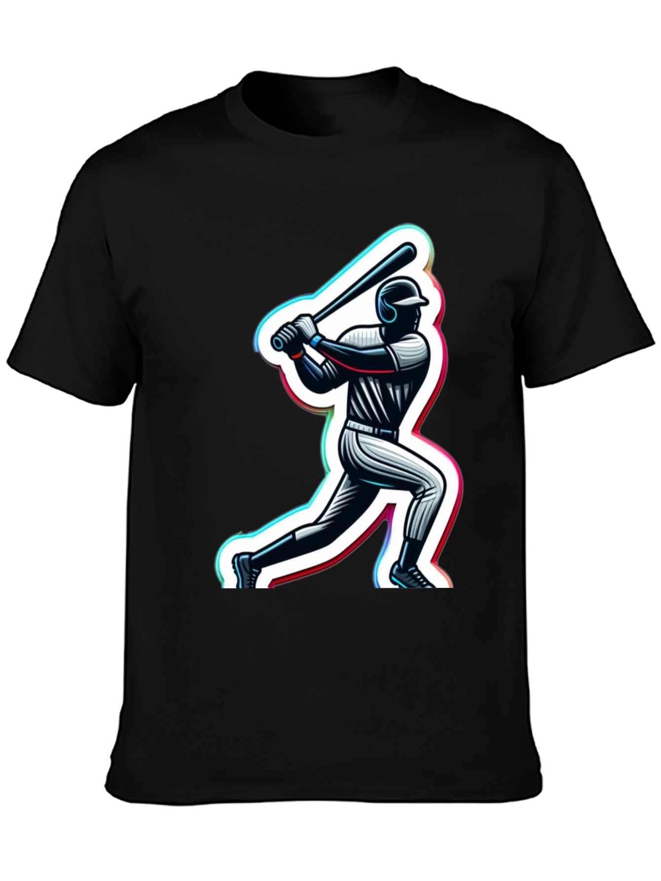 Baseball Player Graphic Tee - Stylish & Unique