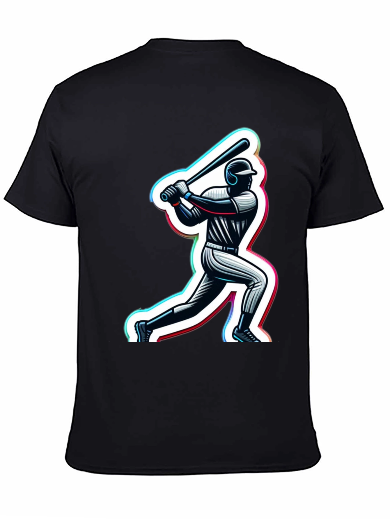 Baseball Player Graphic Tee - Stylish & Unique