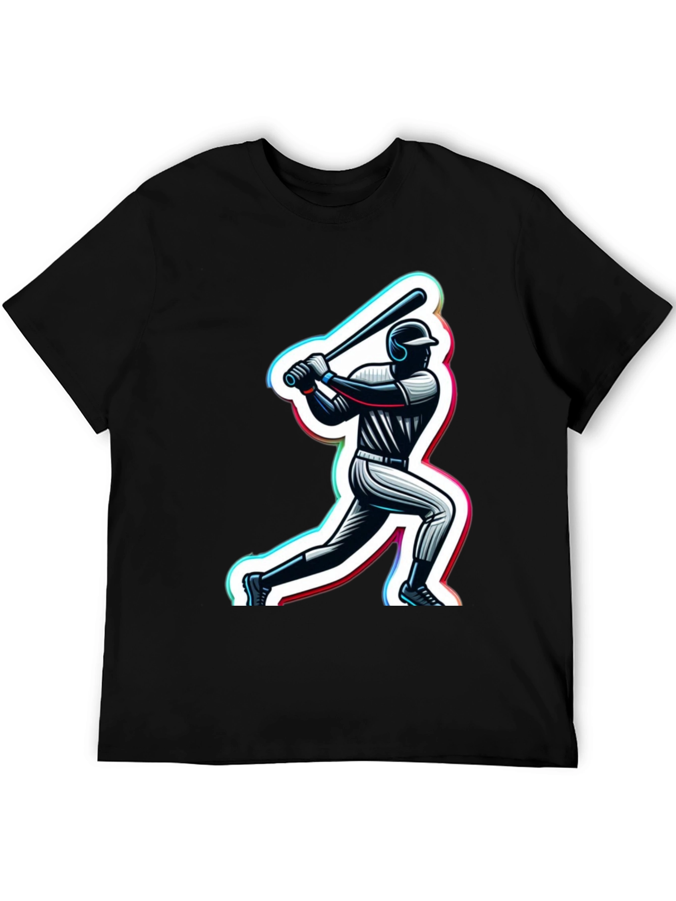 Baseball Player Graphic Tee - Stylish & Unique