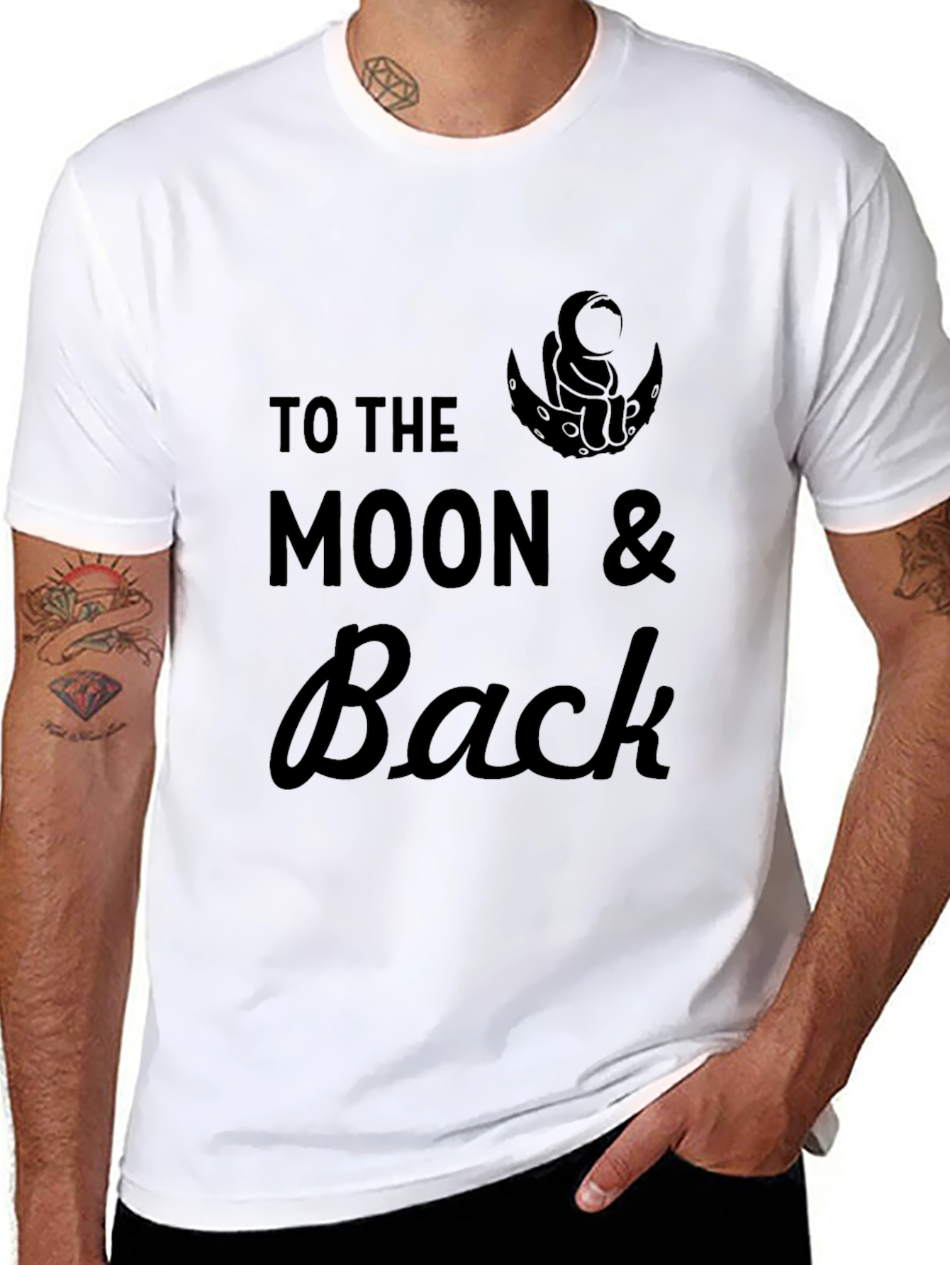 To The Moon & Back Graphic T-Shirt