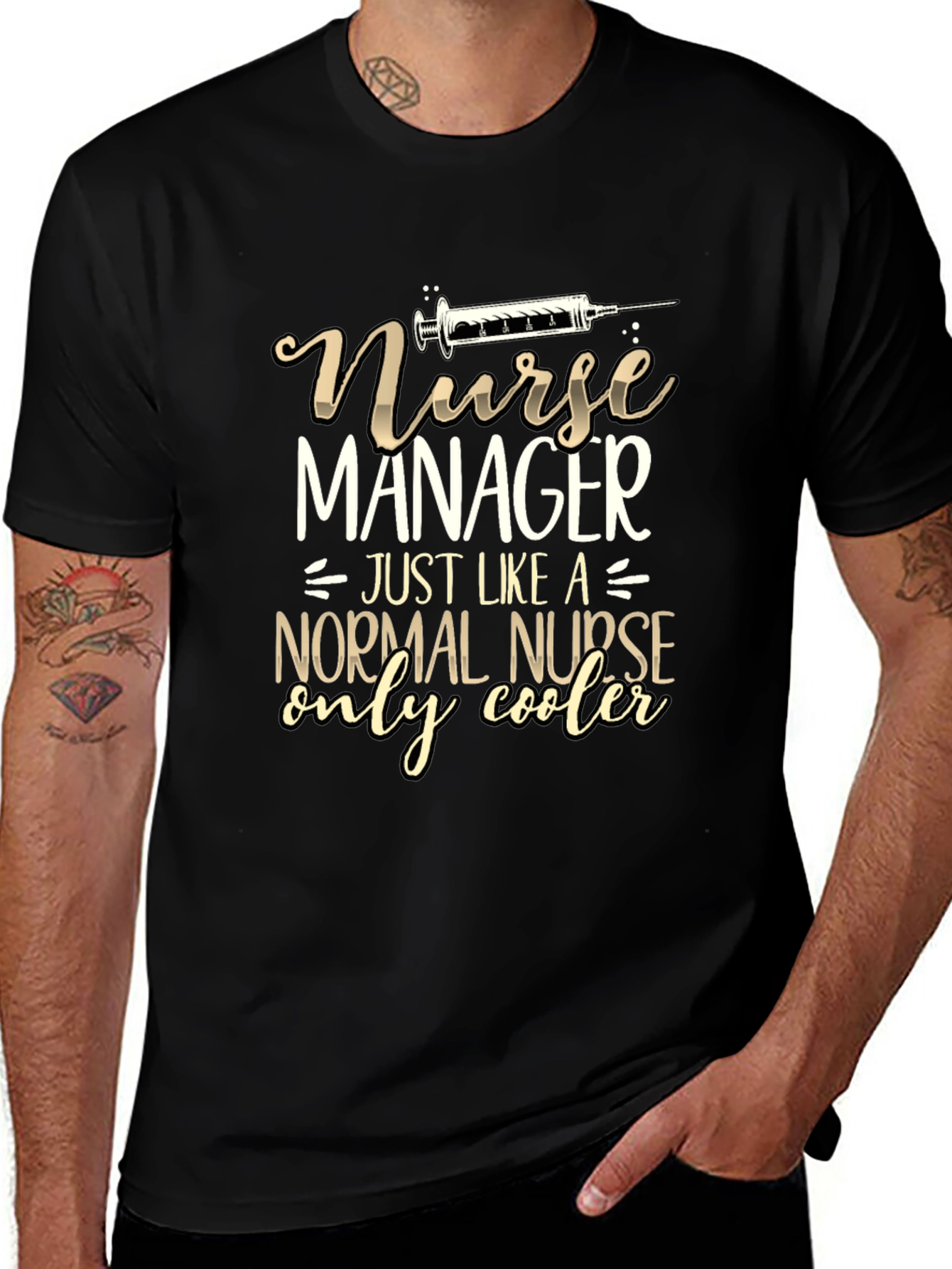 Nurse Manager Funny T-Shirt - Only Cooler!