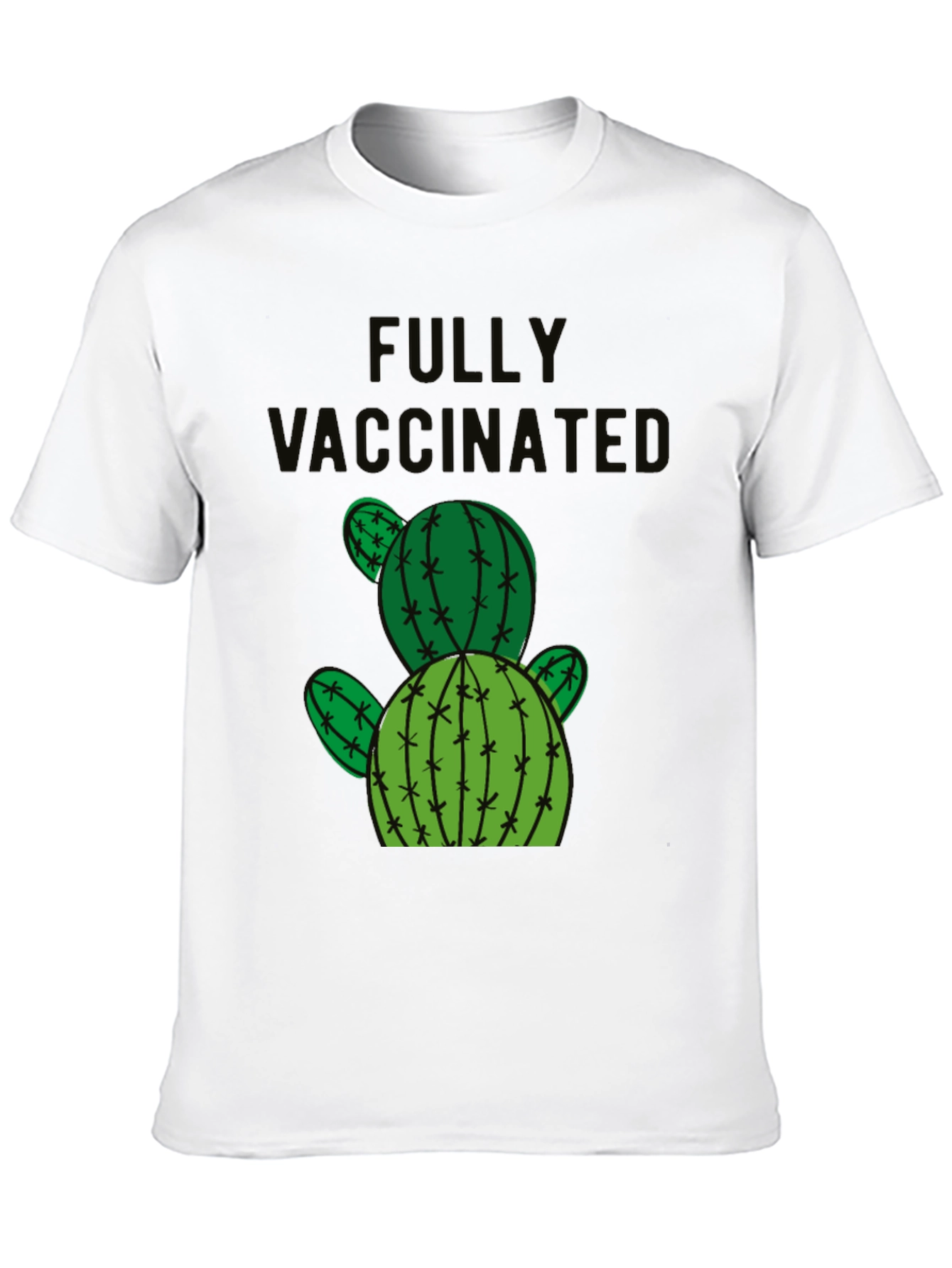 Fully Vaccinated Cactus T-Shirt