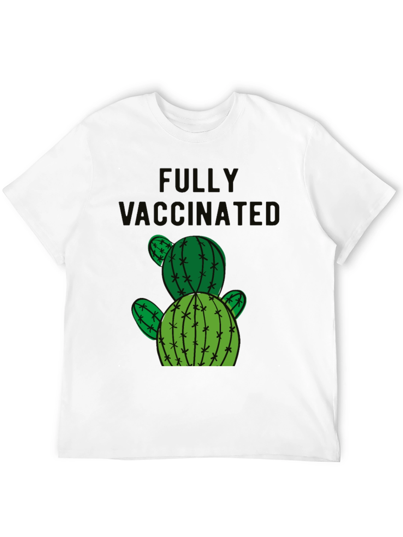 Fully Vaccinated Cactus T-Shirt