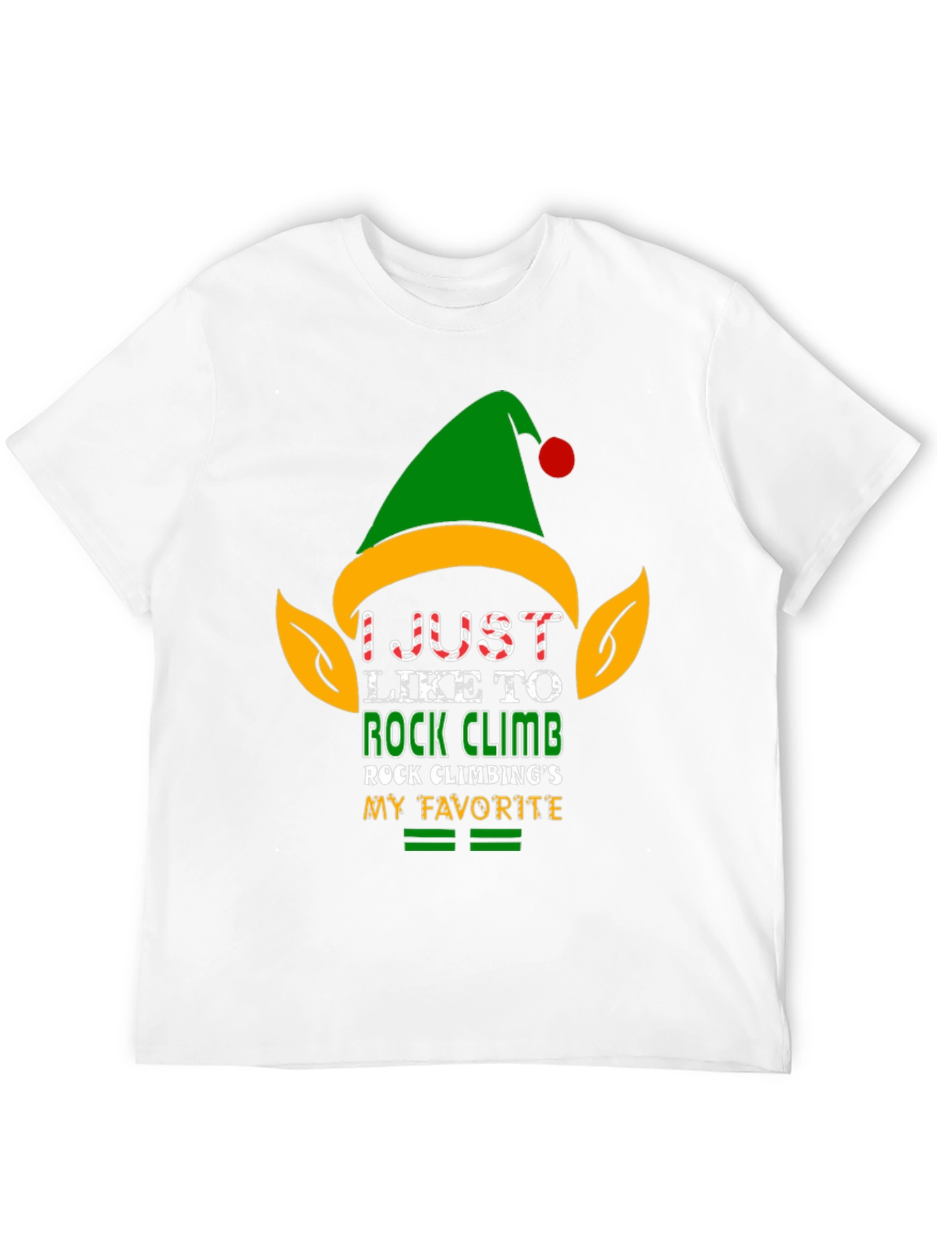 Rock Climbing Elf T-Shirt