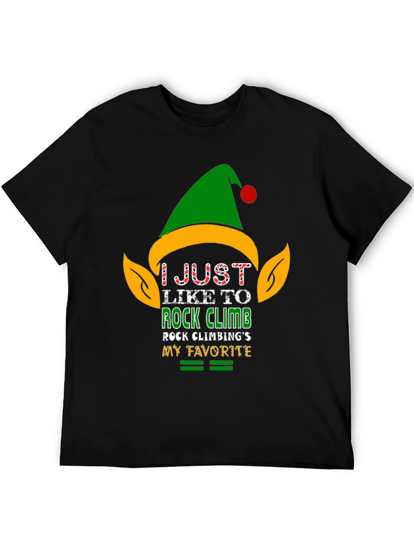 Rock Climbing Elf T-Shirt
